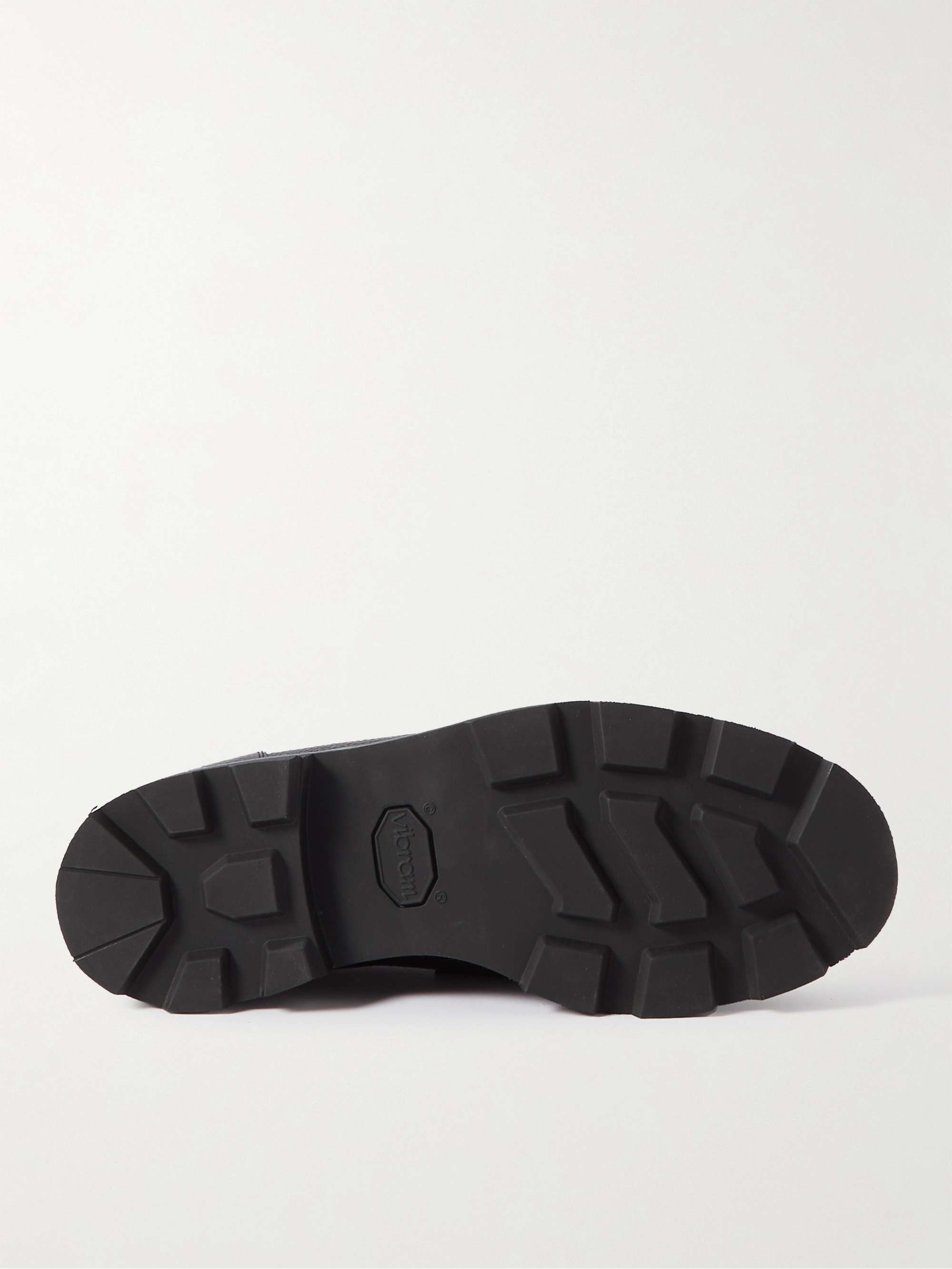 YUKETEN Frentaly Pebble-Grain Leather Penny Loafers