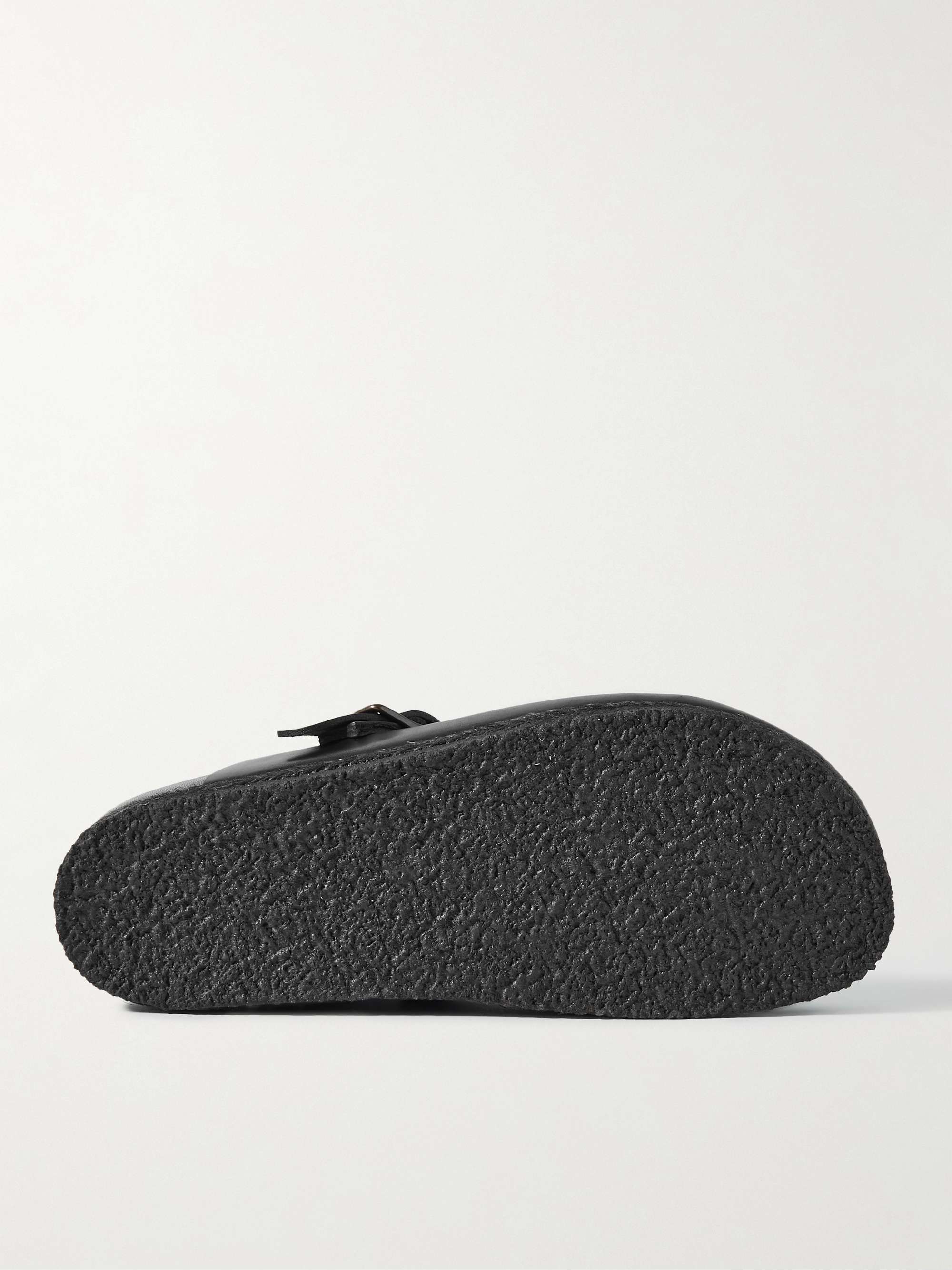 YUKETEN Sal-1 Shearling-Lined Suede Sandals