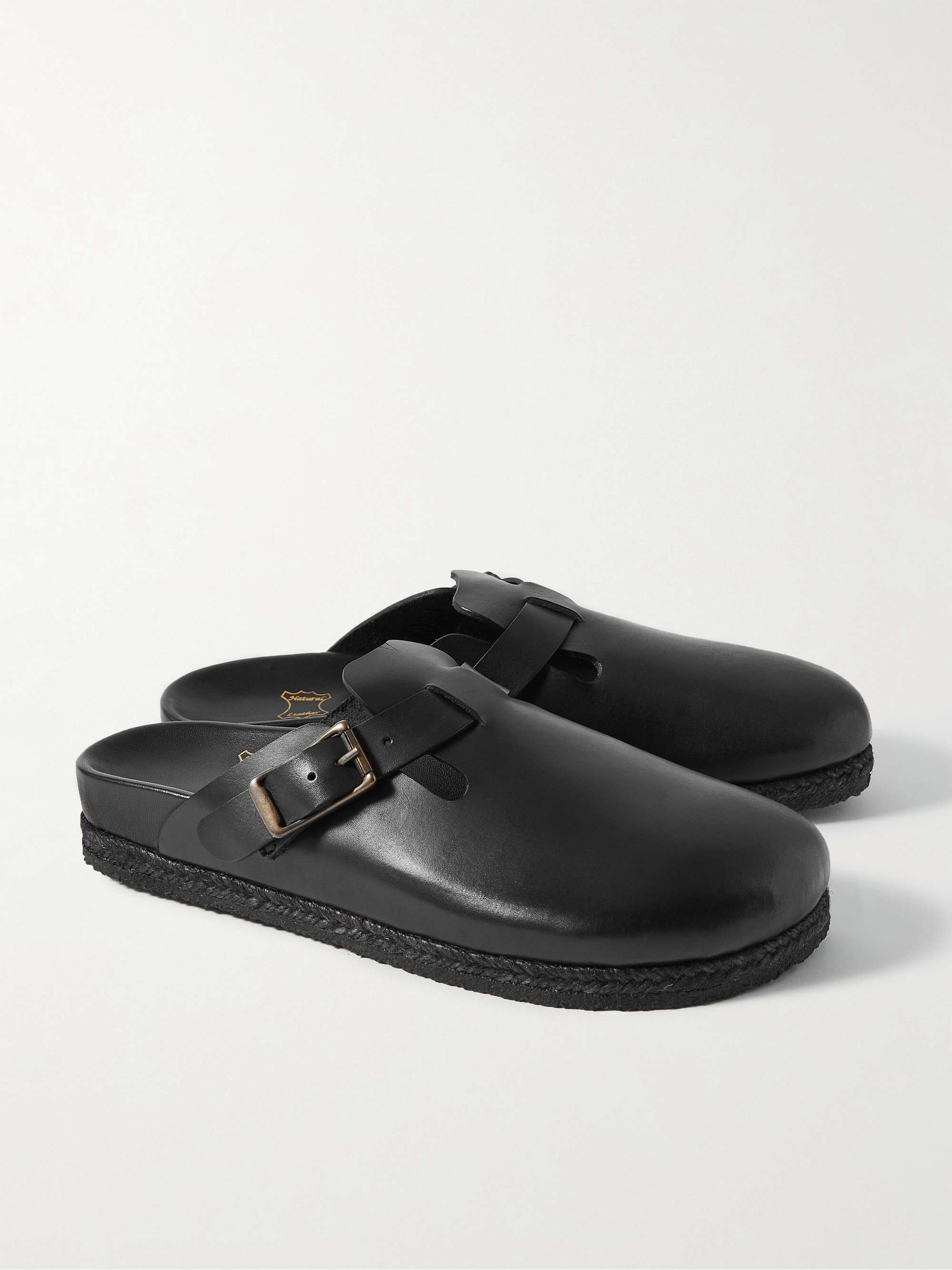 YUKETEN Sal-1 Shearling-Lined Suede Sandals