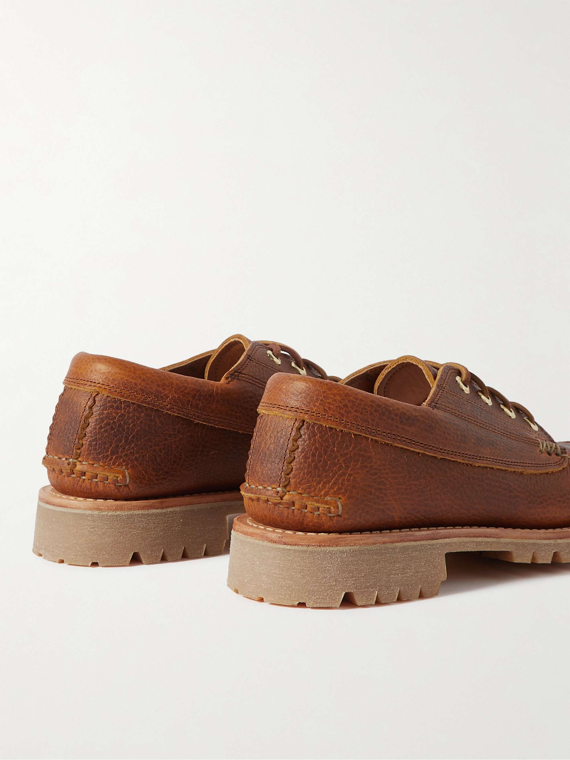YUKETEN Angler Suede Boat Shoes