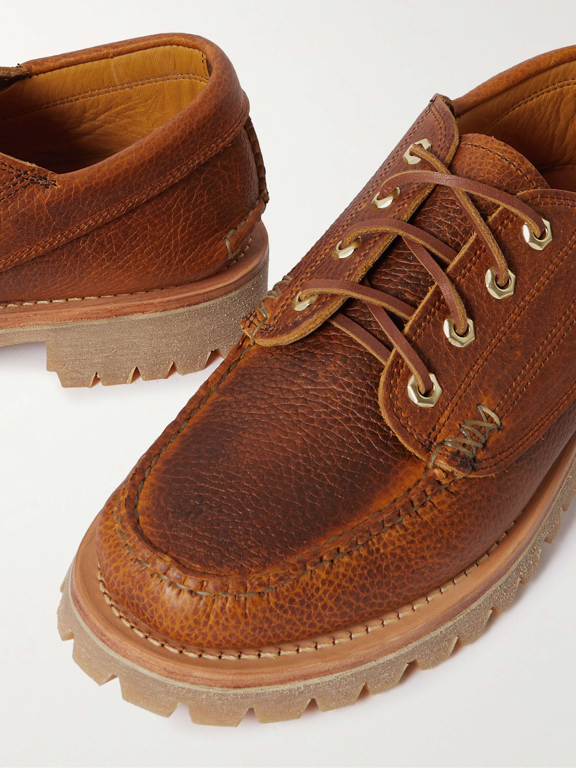 YUKETEN Angler Suede Boat Shoes
