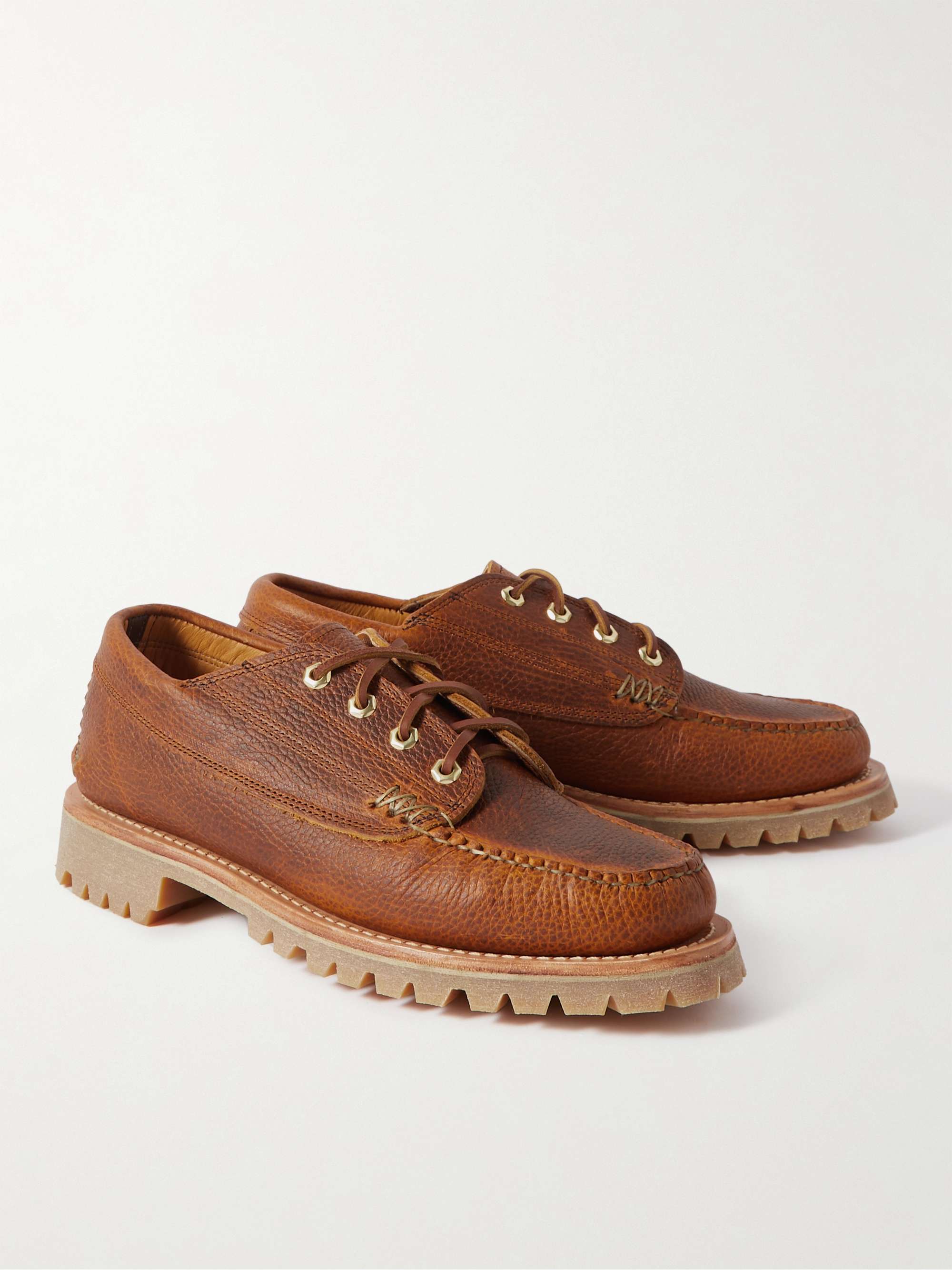 YUKETEN Angler Suede Boat Shoes