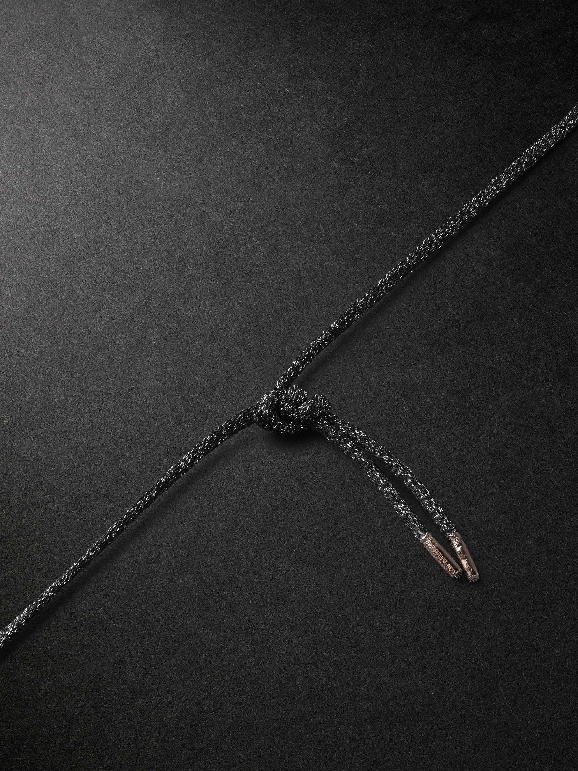CAROLINA BUCCI Superstellar Rainbow Blackened Gold, Multi-Stone Lurex Pendant Necklace