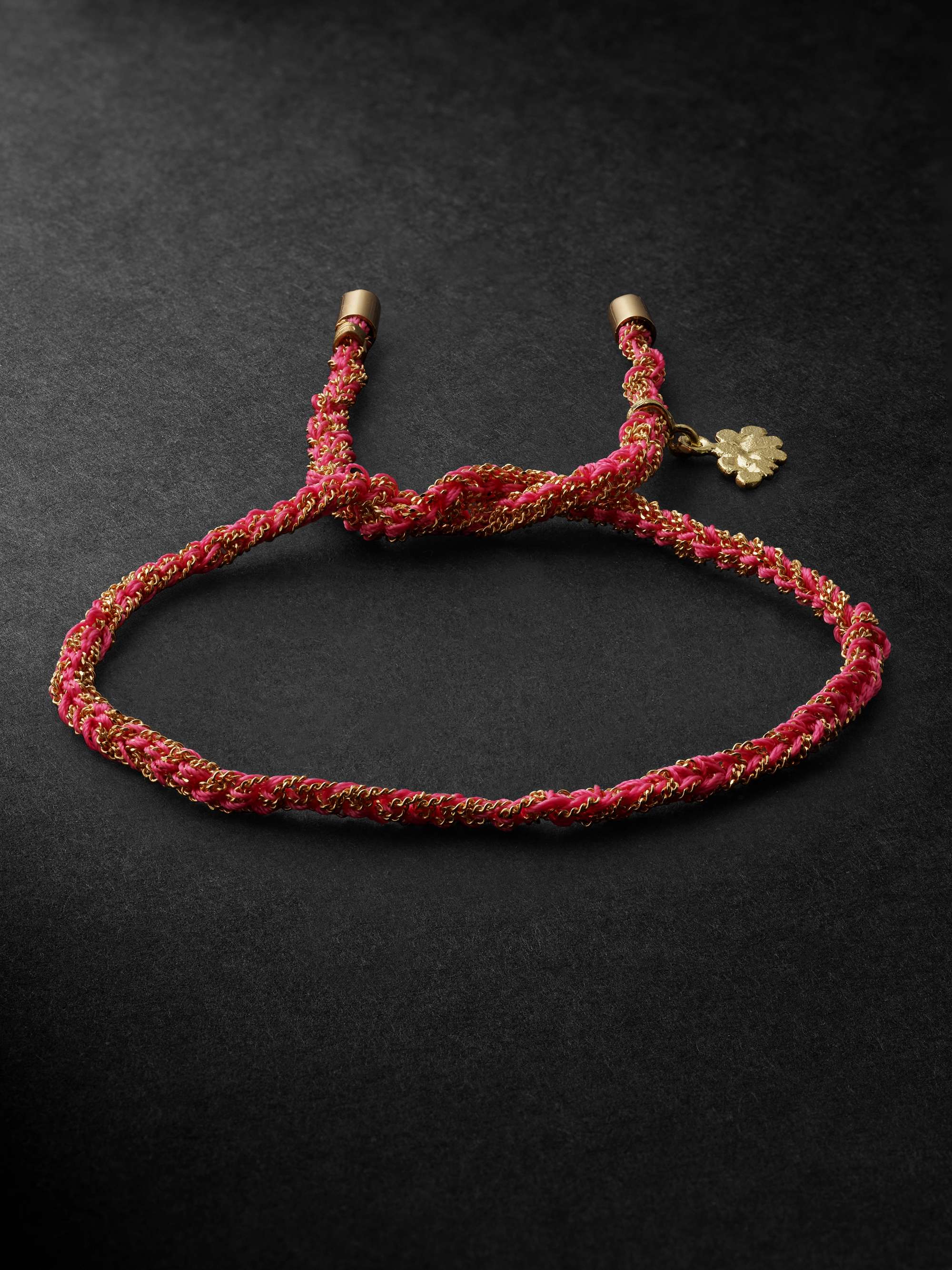 Wales Bonner Dream beaded necklace - Red