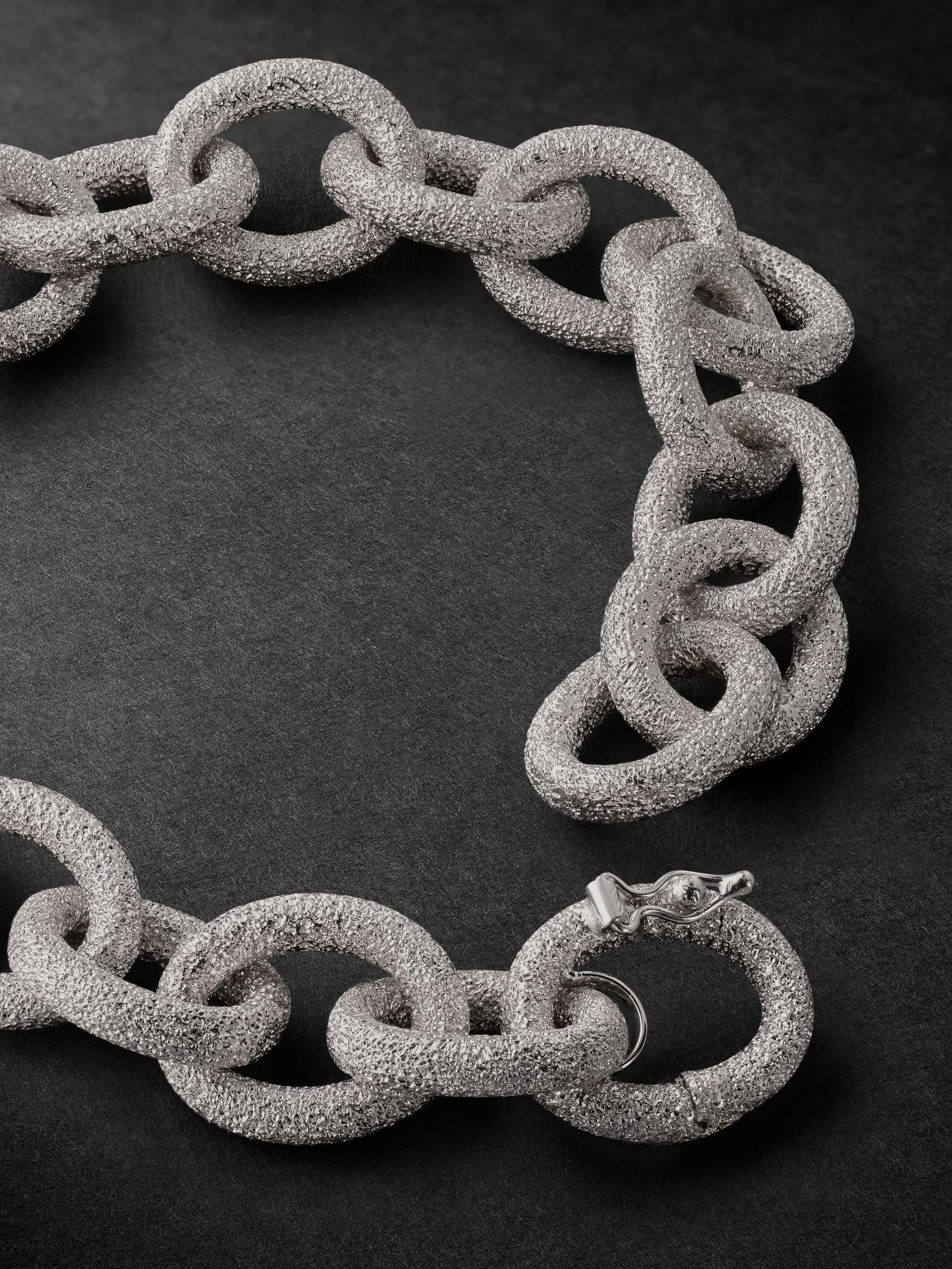 CAROLINA BUCCI Link White Gold Bracelet