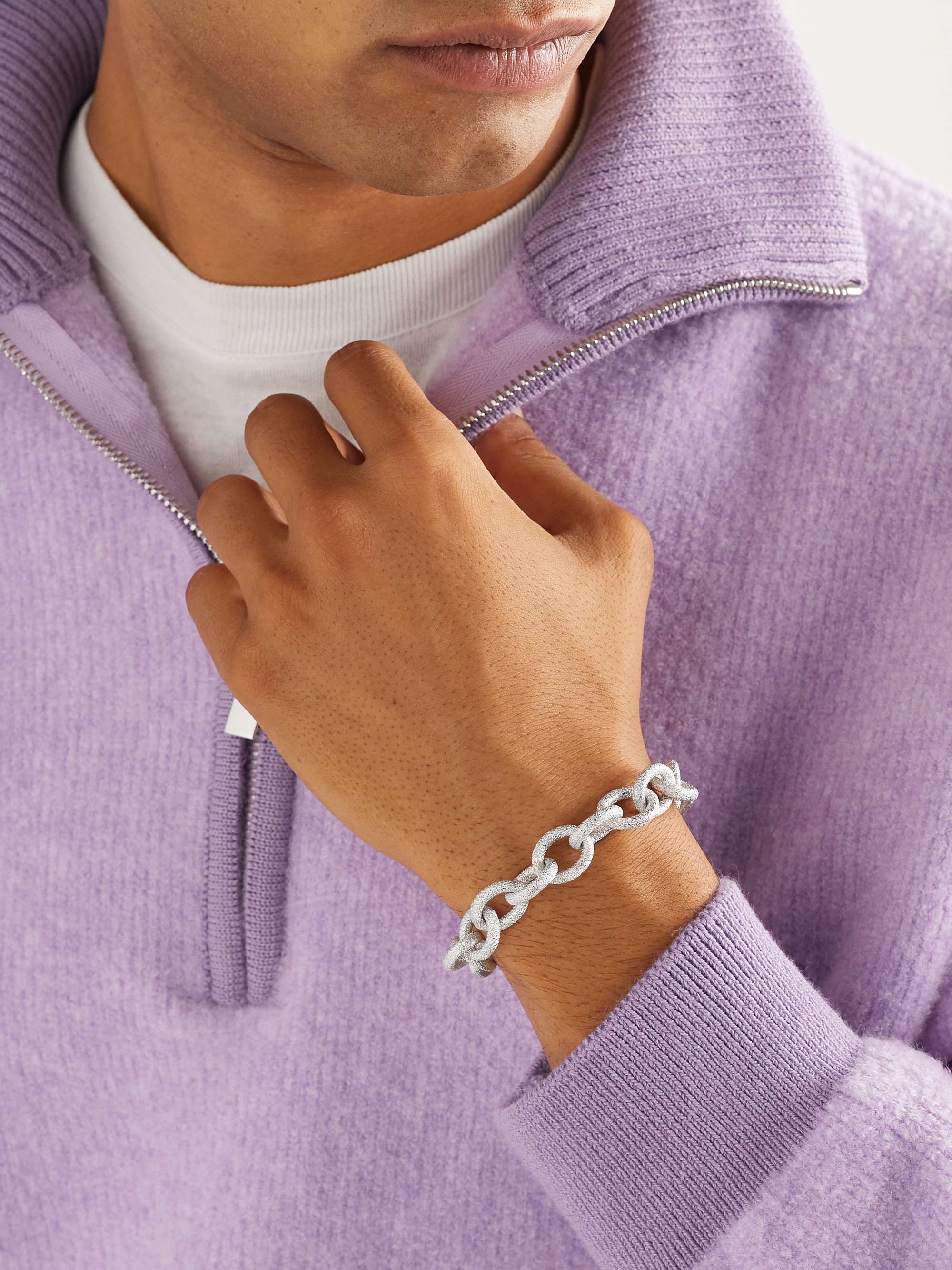 CAROLINA BUCCI Link White Gold Bracelet