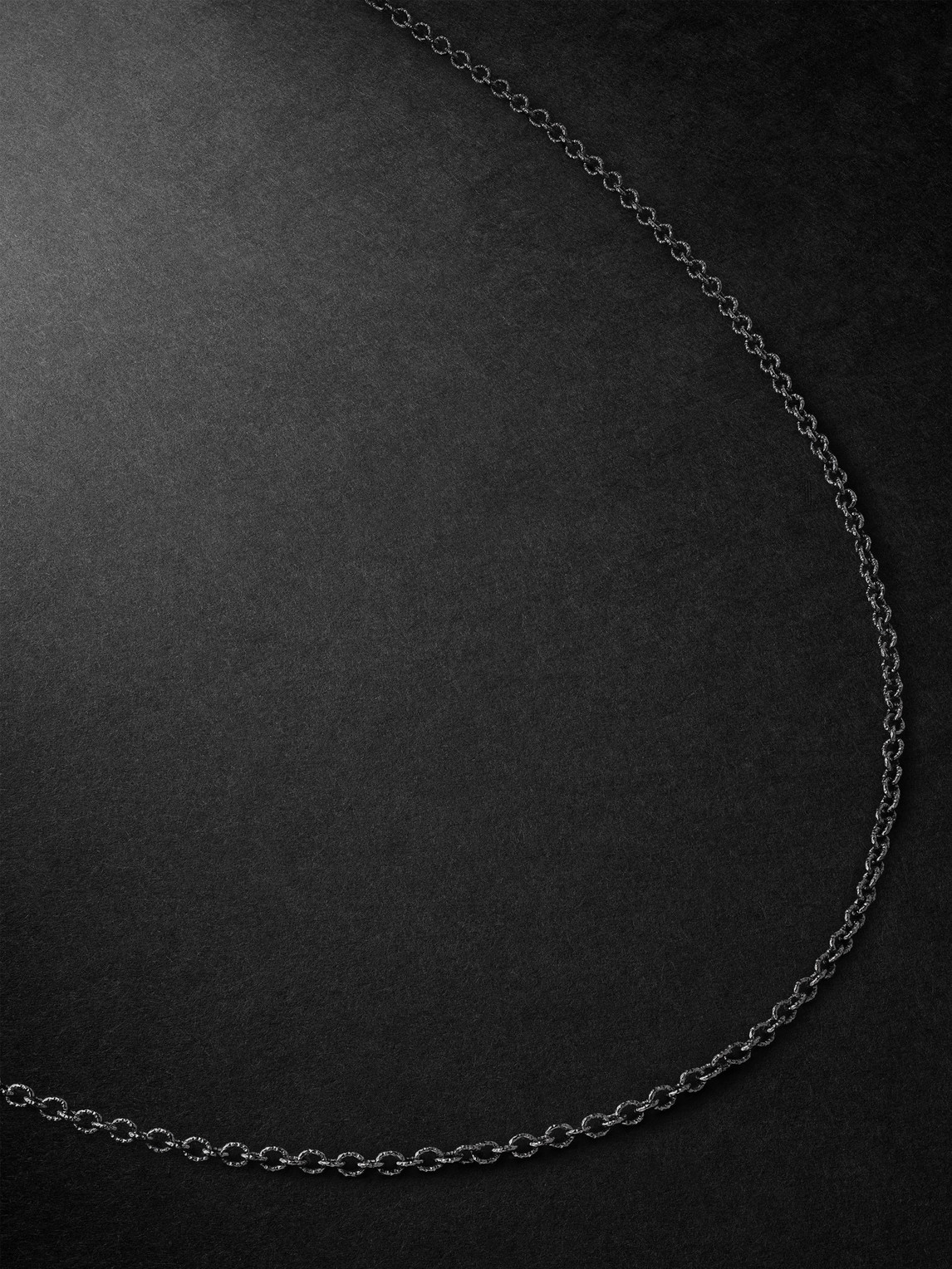Carolina Bucci Blackened Gold Chain Necklace