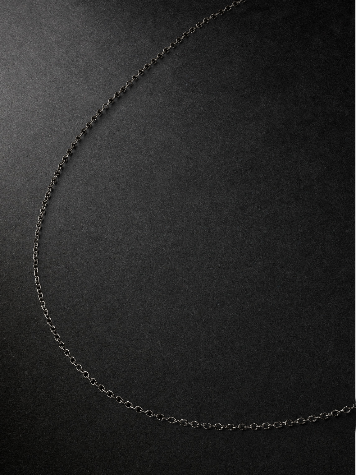 Carolina Bucci Rollo 18-karat Blackened Gold Necklace