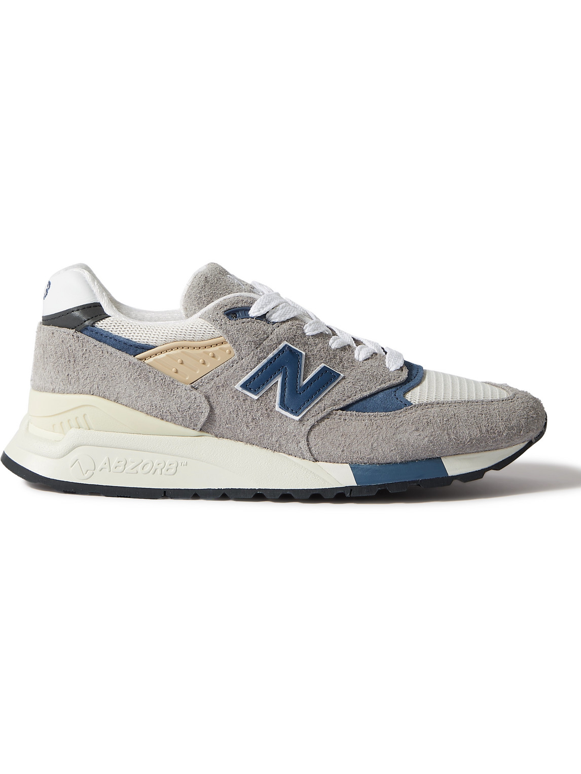 NEW BALANCE 998 MESH-TRIMMED SUEDE trainers