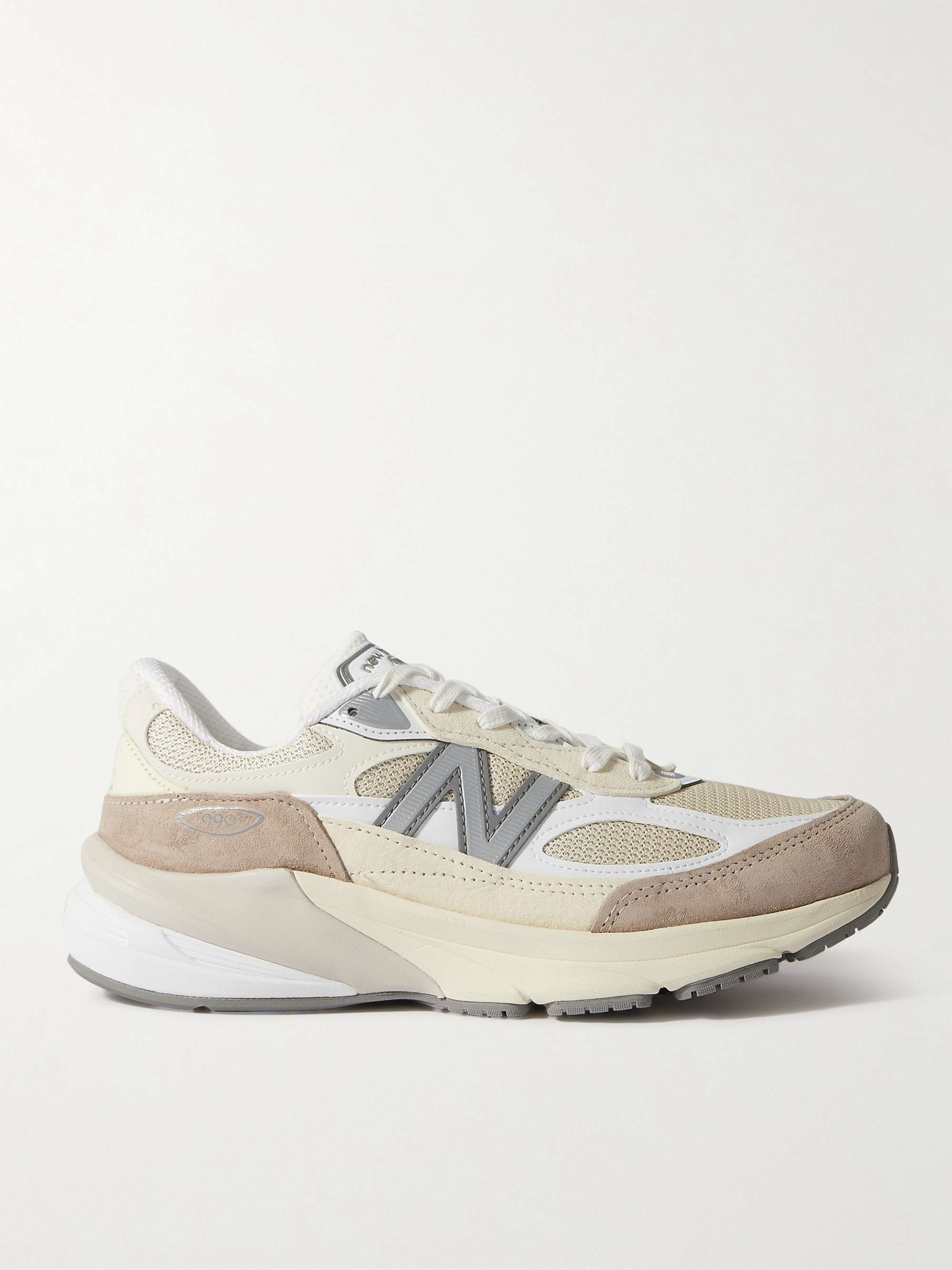 NEW BALANCE 990v6 Suede and Mesh Sneakers for Men | MR PORTER