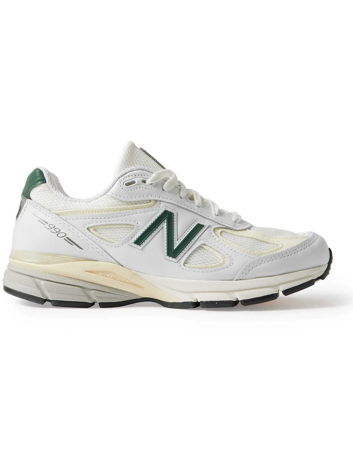 NEW BALANCE 990V4 LEATHER AND MESH trainers