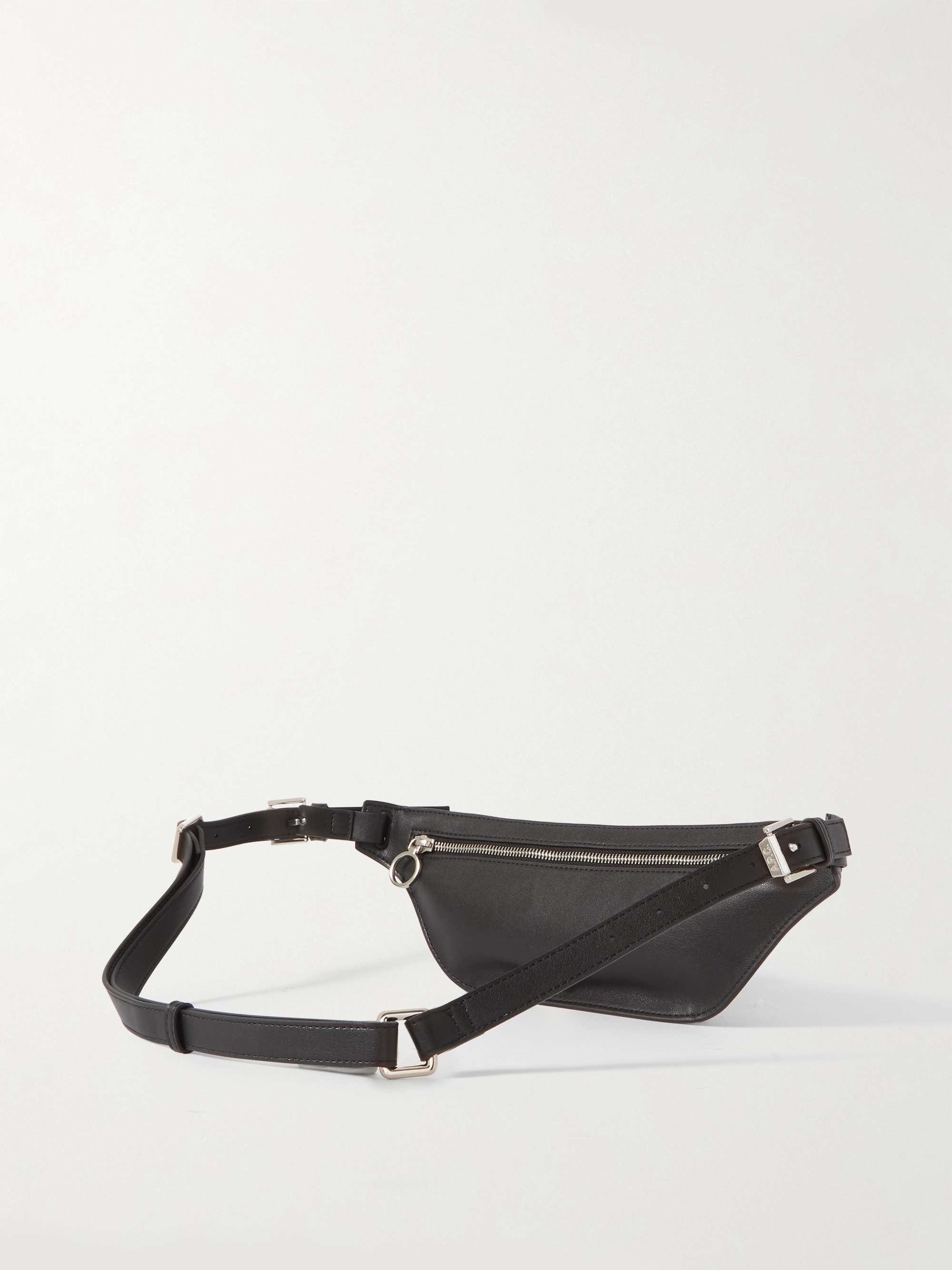 A.P.C. Nino Logo-Print Faux Leather Belt Bag