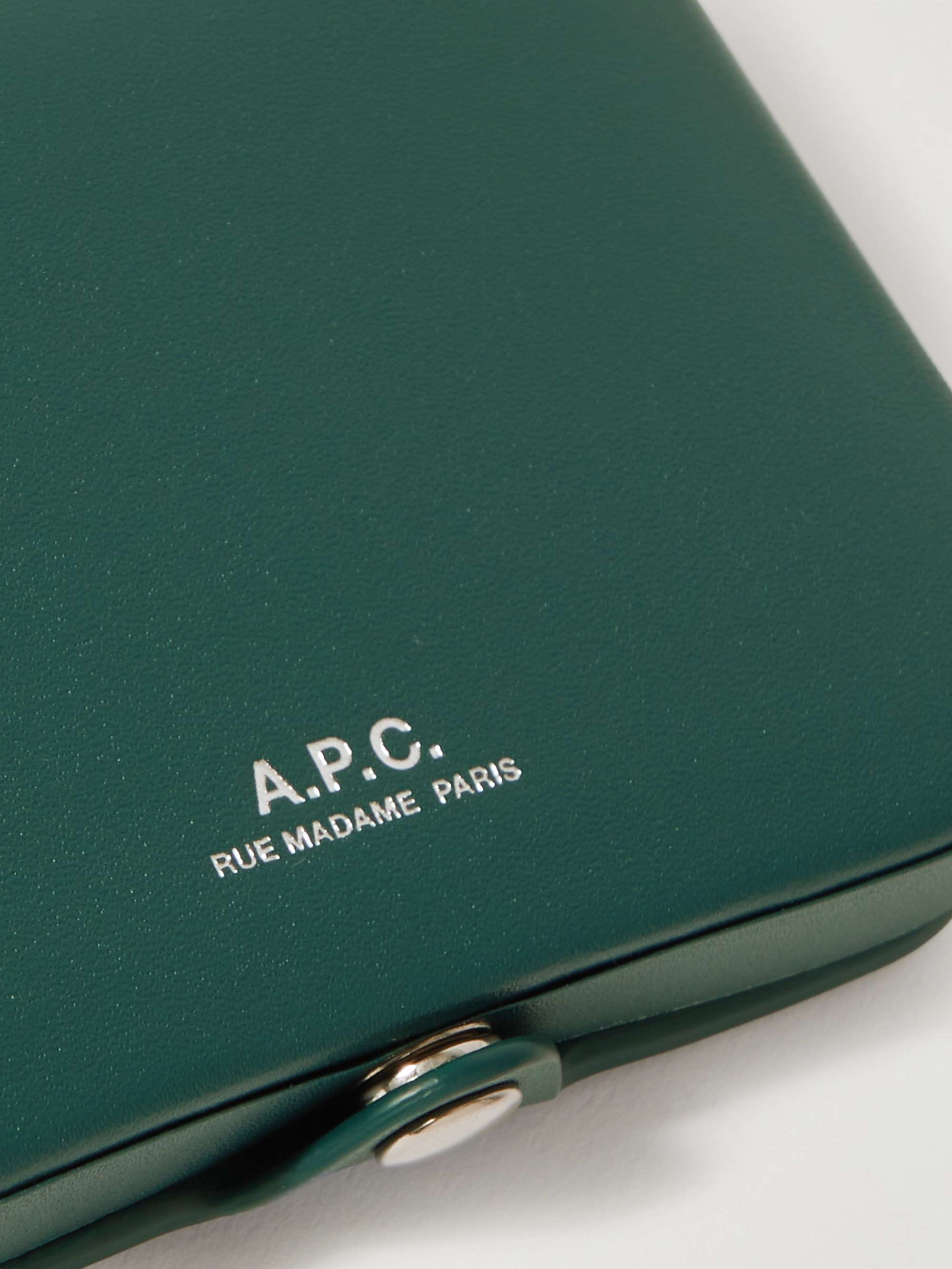 A.P.C. Josh Logo-Detailed Leather Wallet