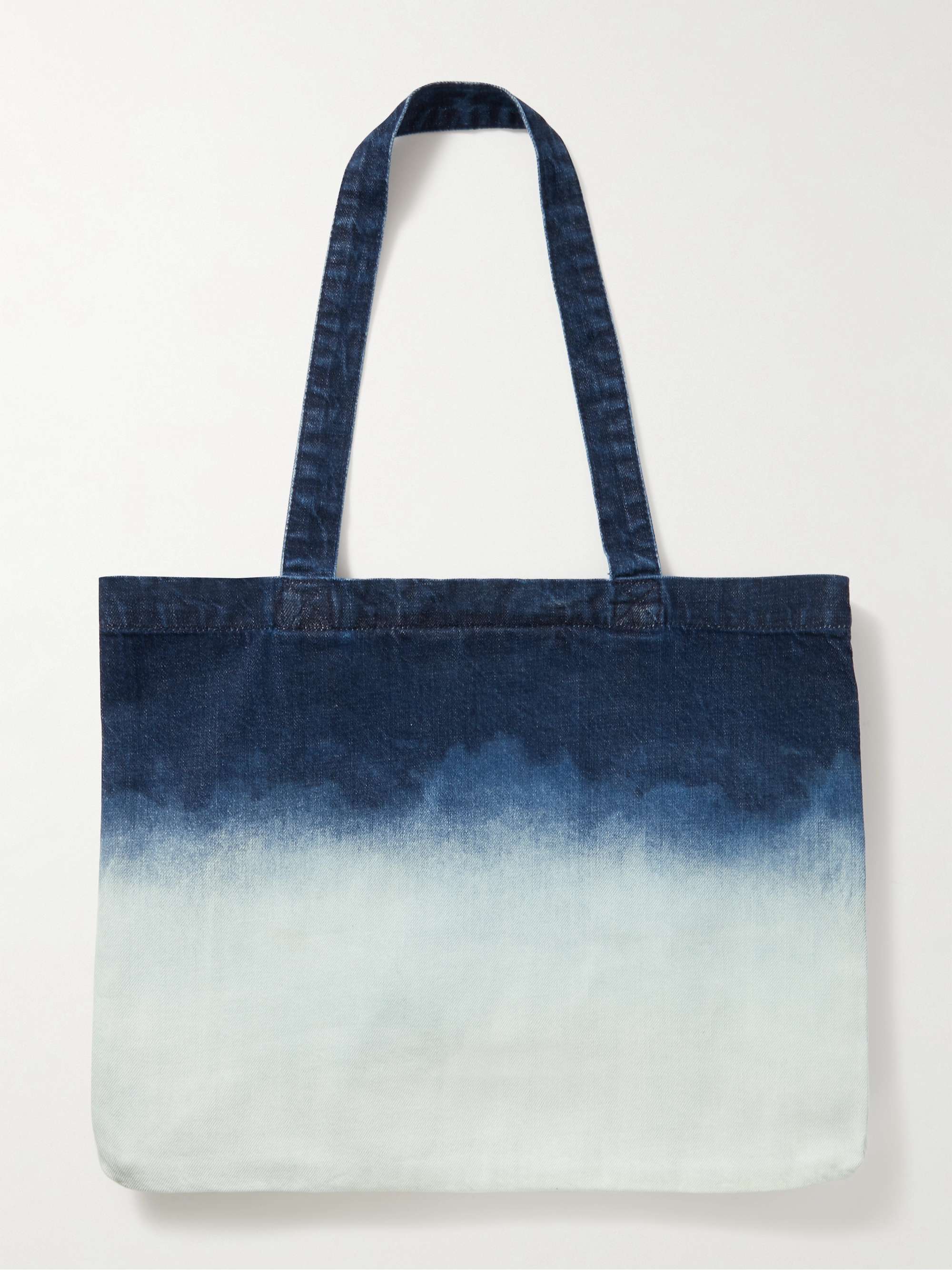 A.P.C. Diane Denim Logo-Print Tote