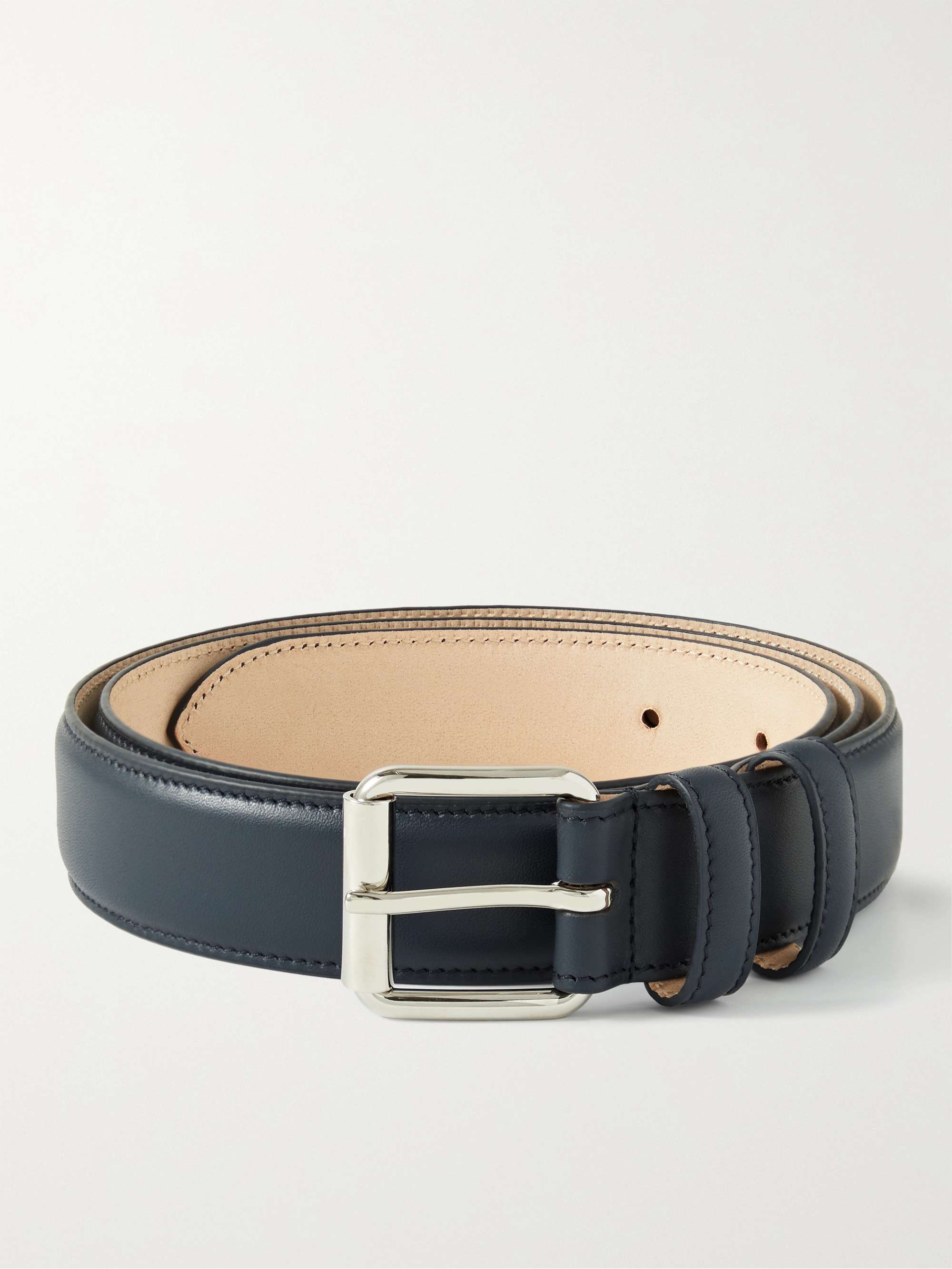 A.P.C. 3cm Paris Leather Belt for Men | MR PORTER