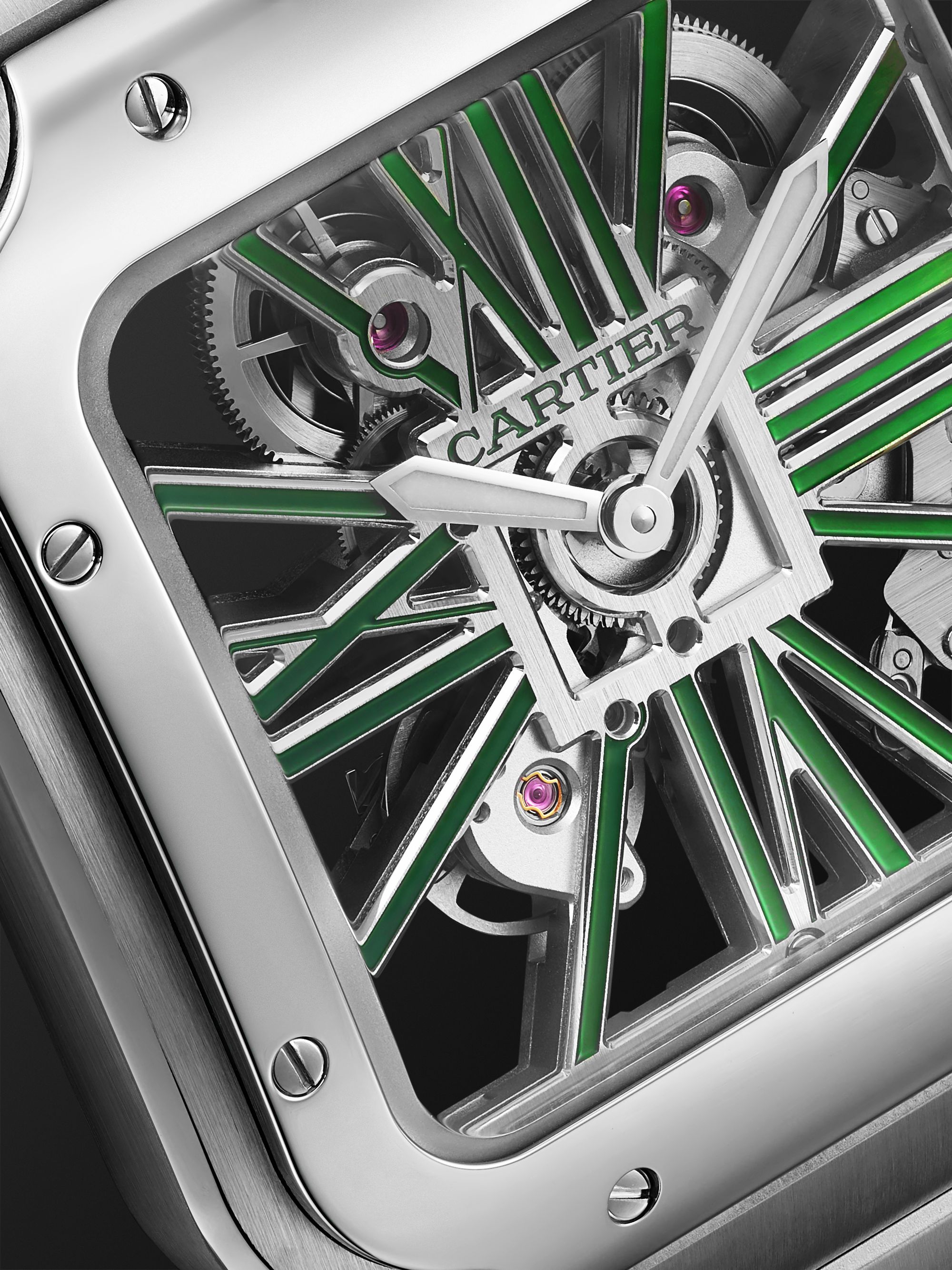 CARTIER サントス ドゥ カルティエ ウォッチ 手巻き 39.8mm 交換