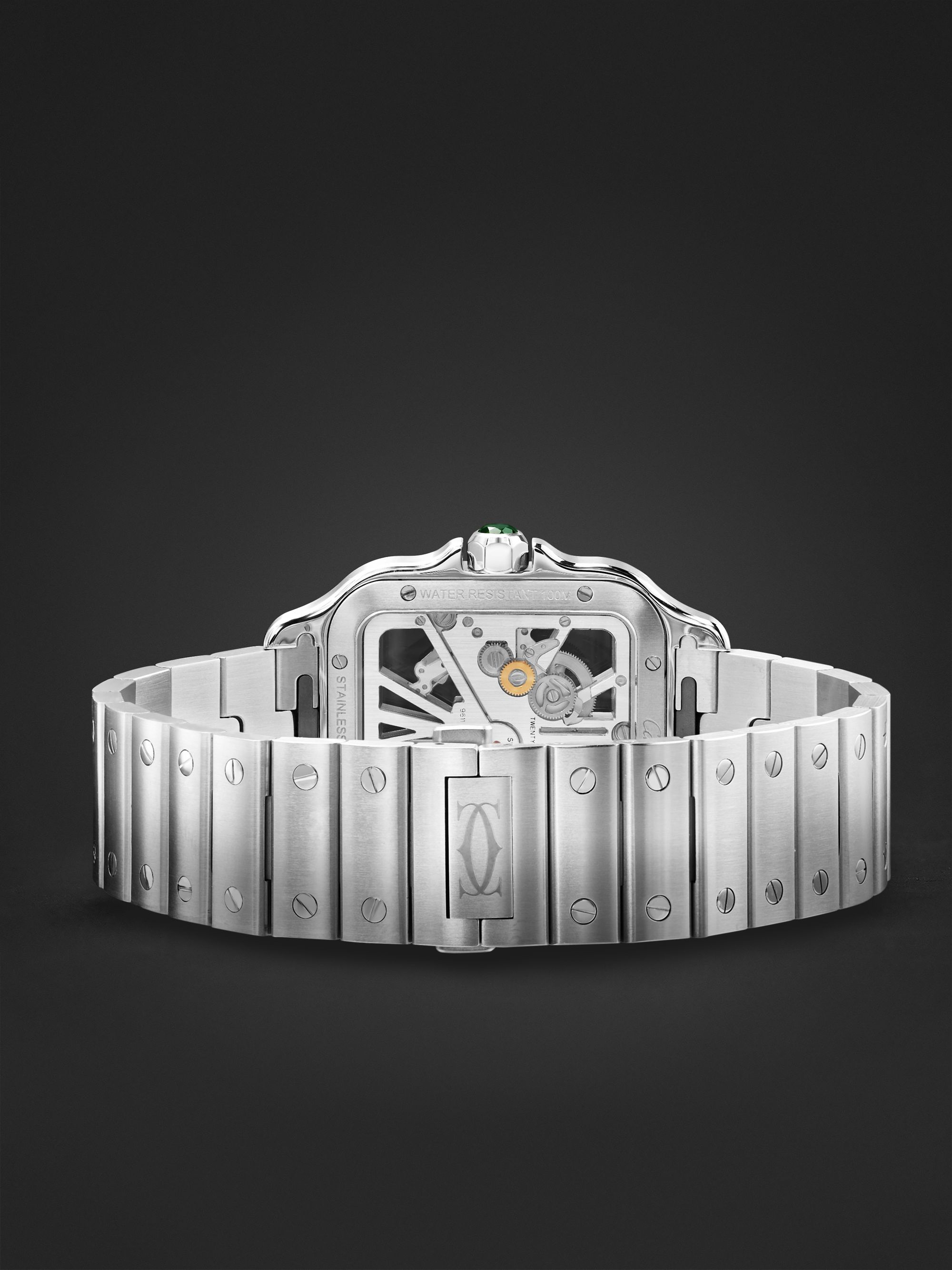 CARTIER サントス ドゥ カルティエ ウォッチ 手巻き 39.8mm 交換