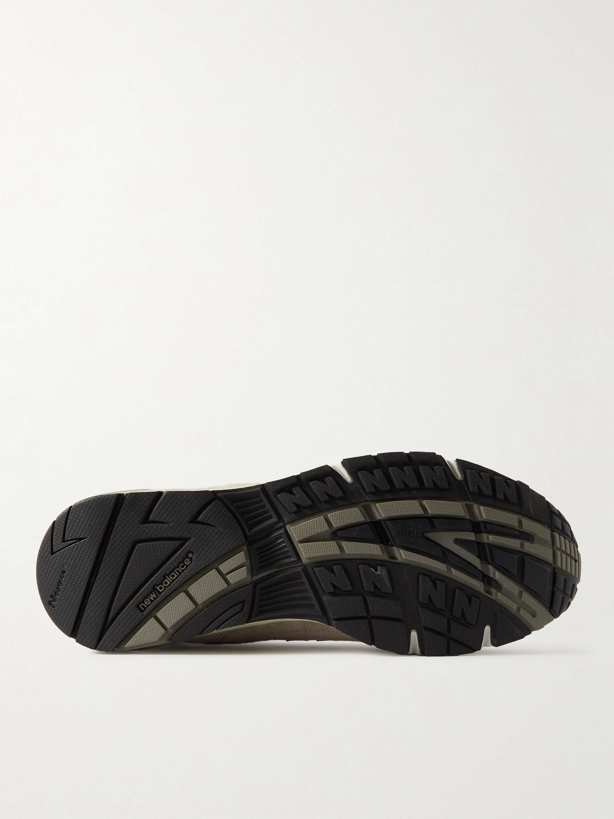 NEW BALANCE MIUK 991 Suede, Mesh and Faux Leather Sneakers