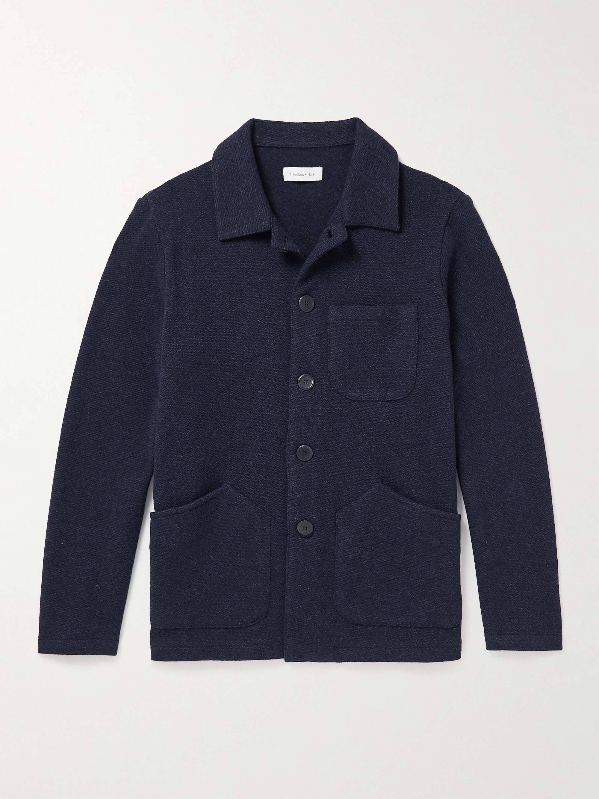 HAMILTON AND HARE Wool-Blend Shirt Jacket for Men | MR PORTER