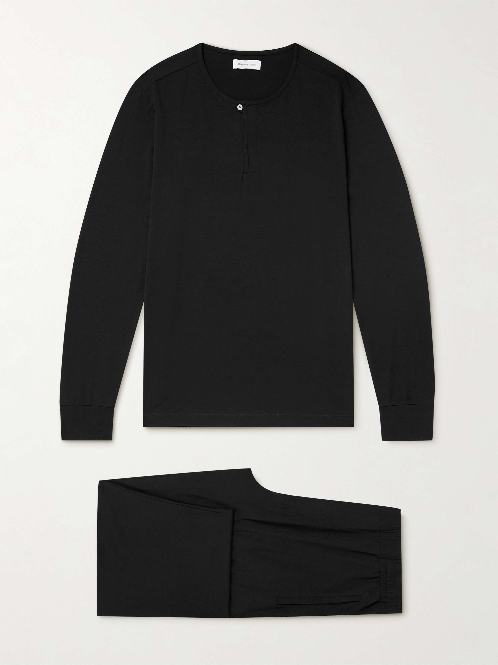 HAMILTON AND HARE Stretch Lyocell and CottonBlend Pyjama Set for Men