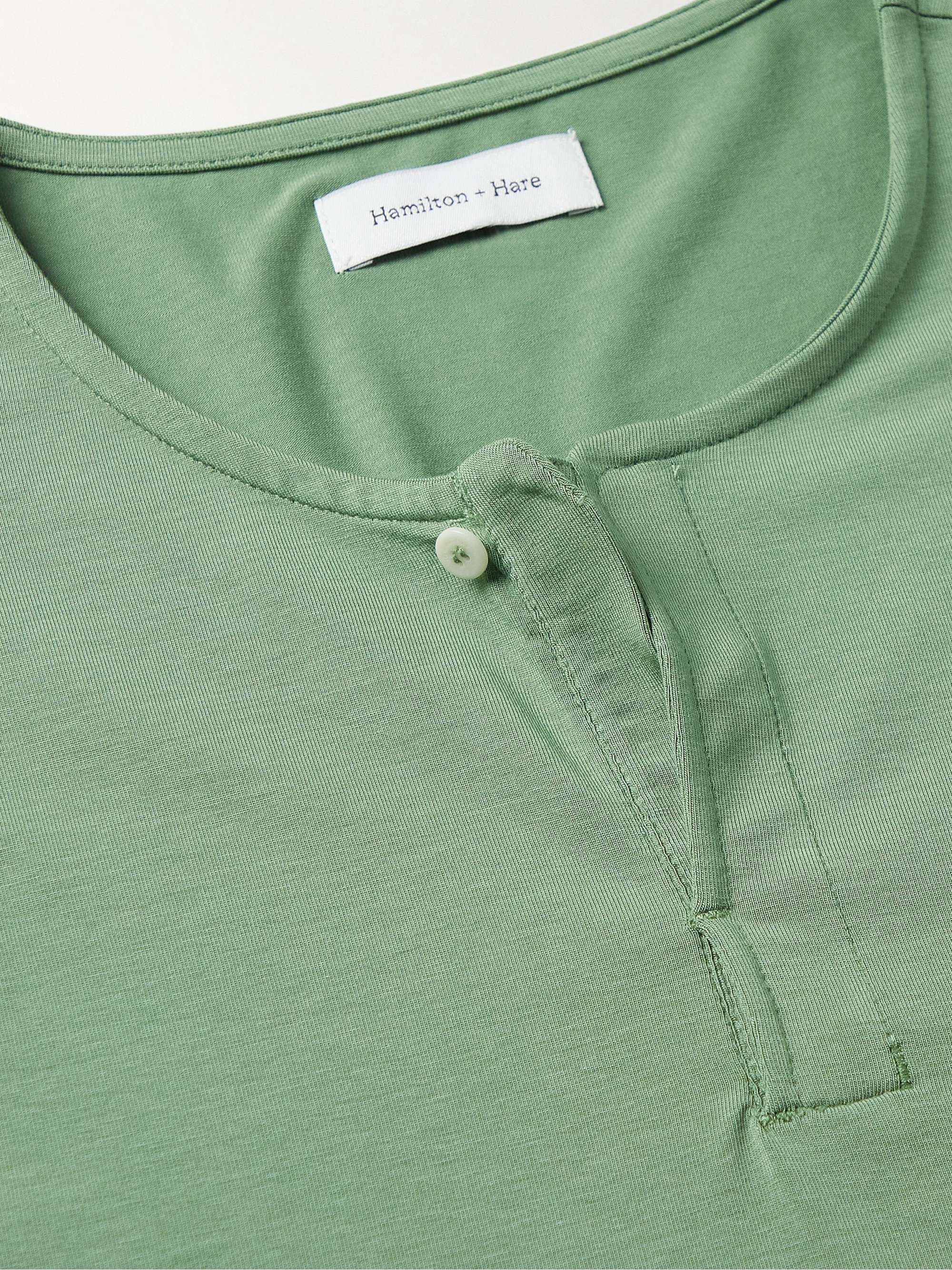 HAMILTON AND HARE Stretch Lyocell and CottonBlend Pyjama Set for Men