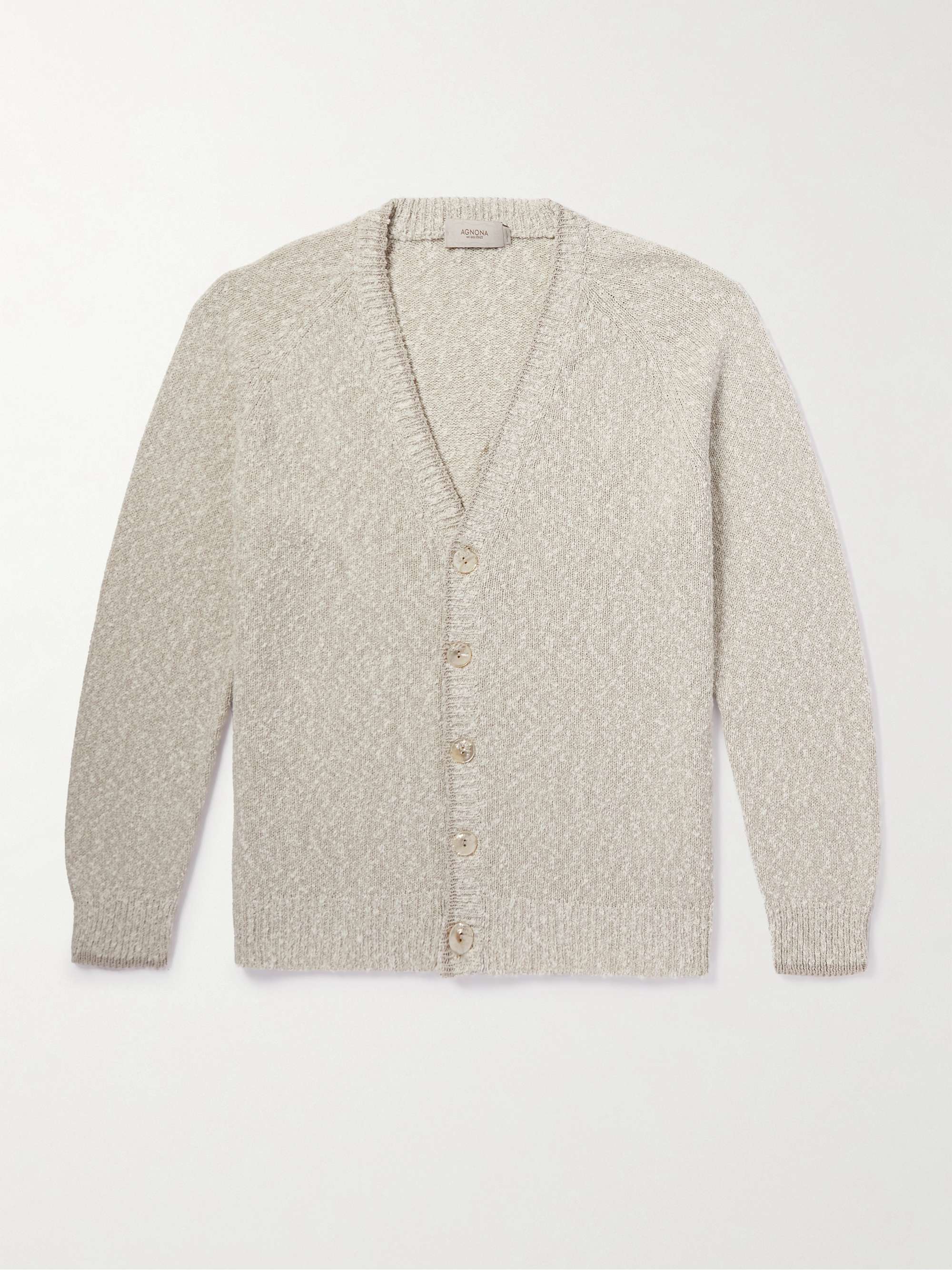AGNONA Cotton and Silk Blend Cardigan for Men MR PORTER