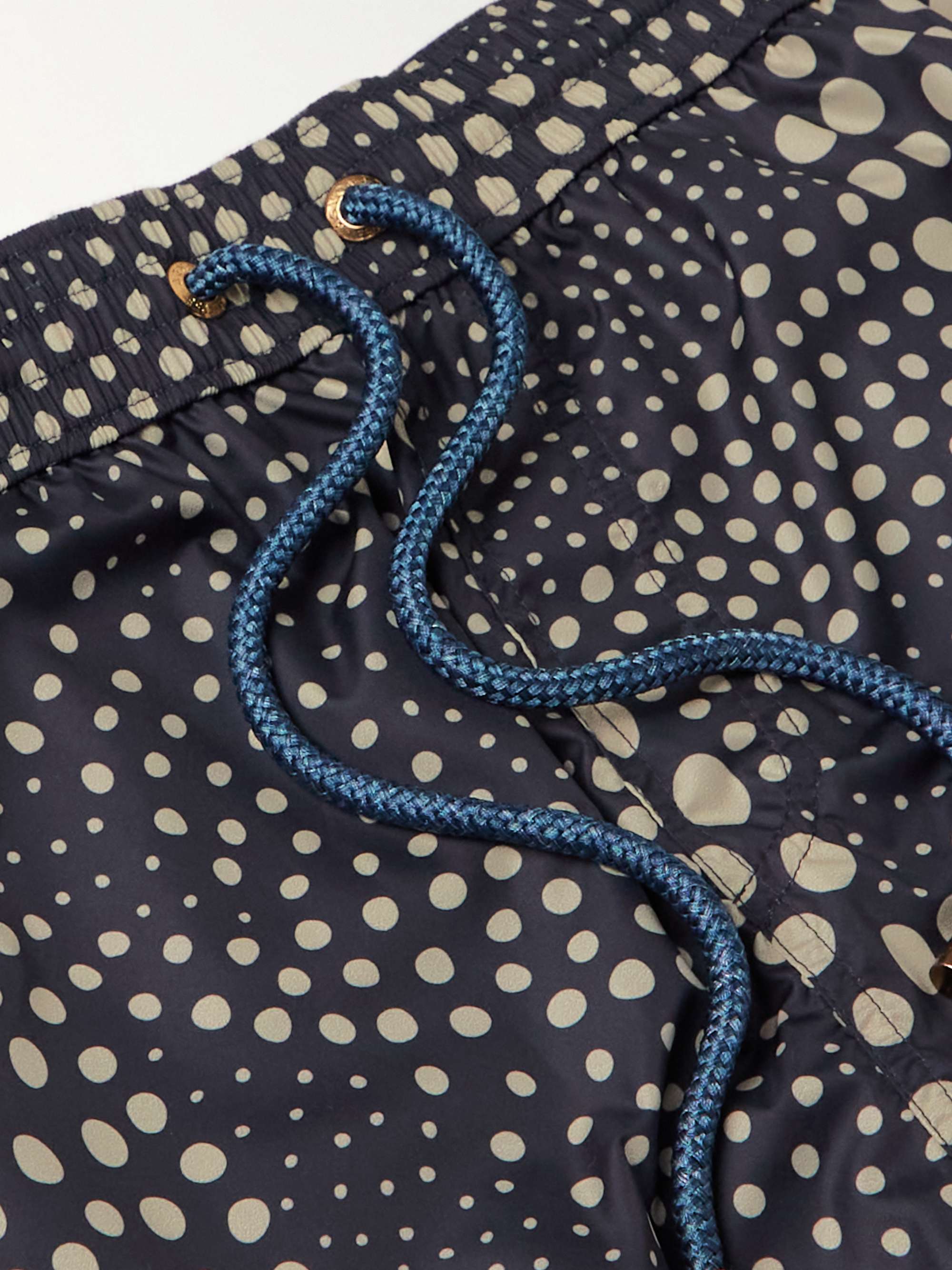 AGNONA Straight-Leg Mid-Length Printed Swim Shorts