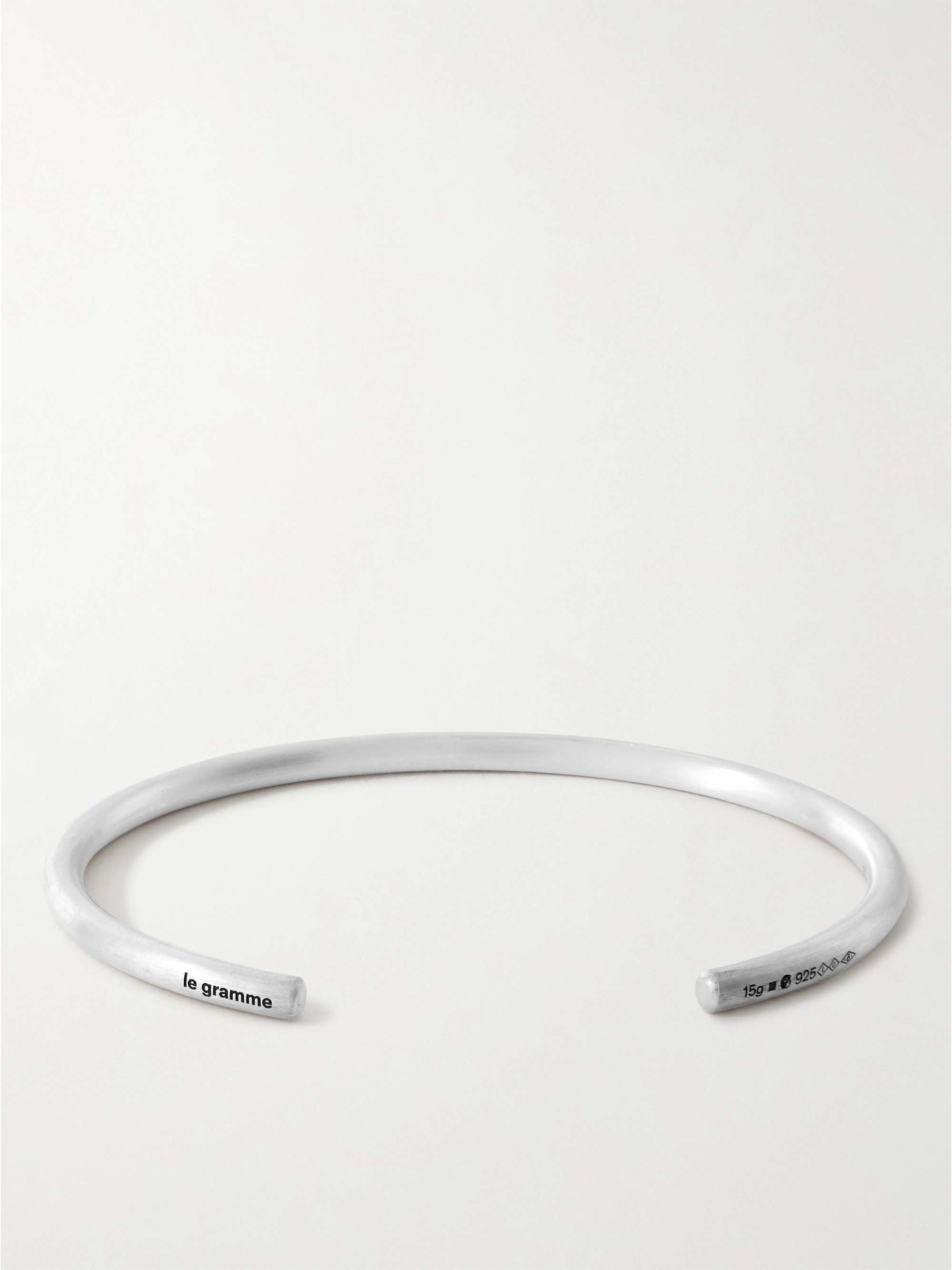 LE GRAMME Le 15 Brushed Sterling Silver Cuff