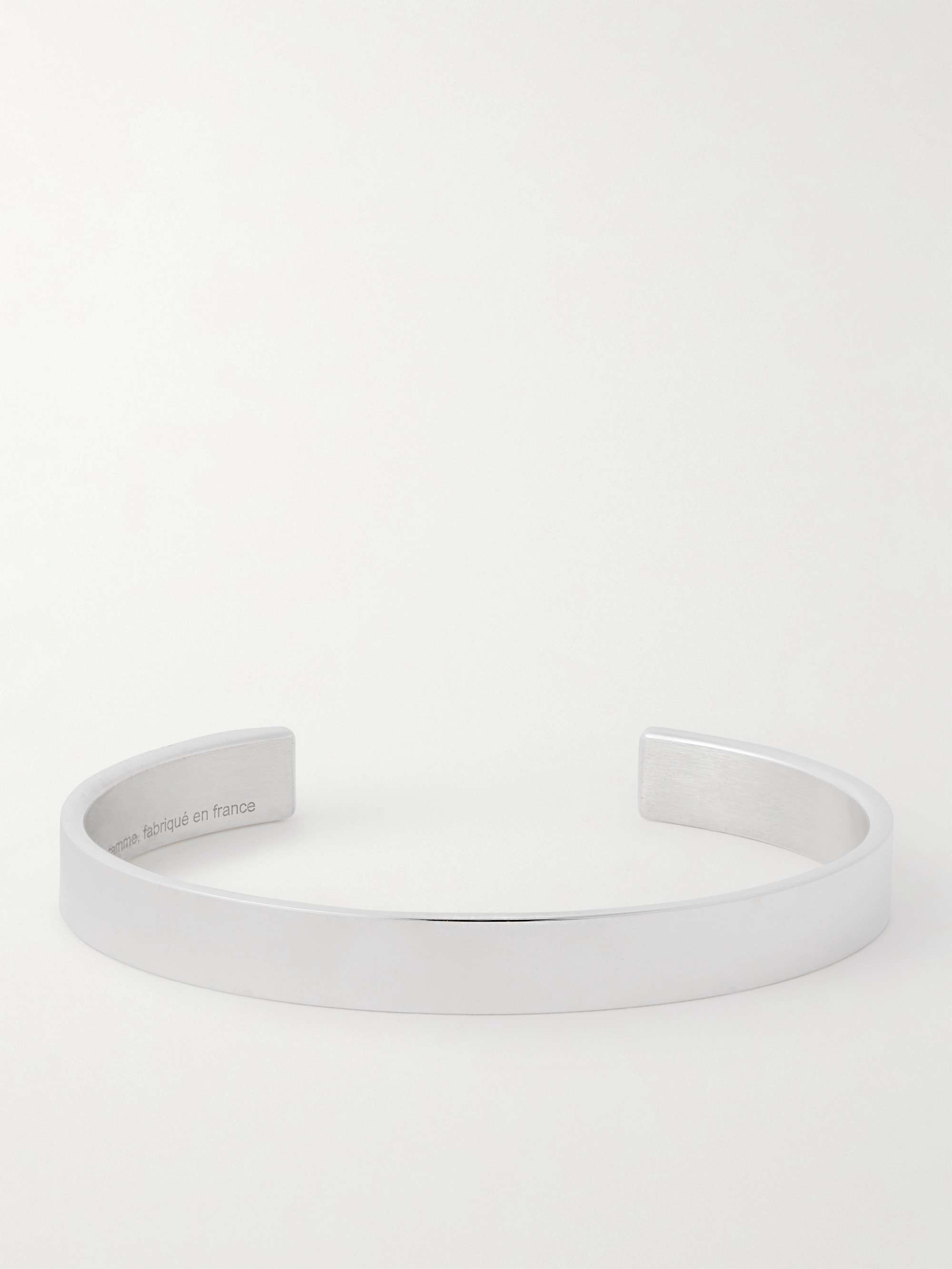 LE GRAMME Le 21 Polished Sterling Silver Cuff for Men MR PORTER