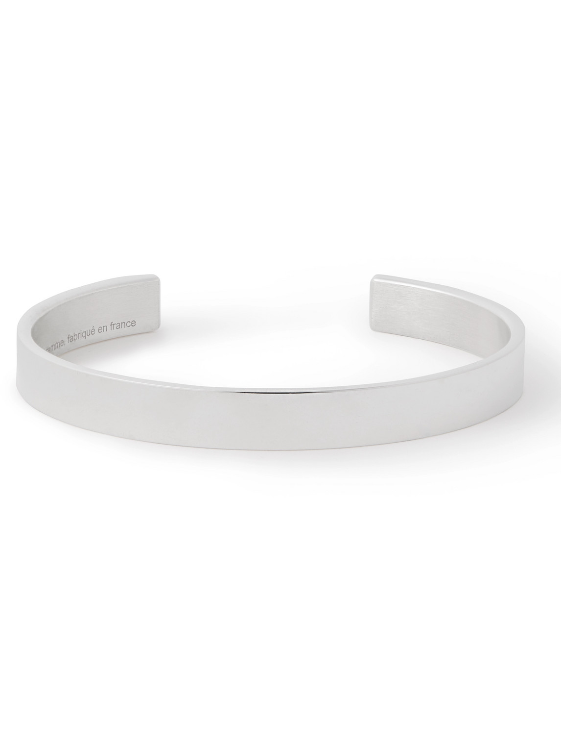 Shop Le Gramme Le 21 Polished Sterling Silver Cuff