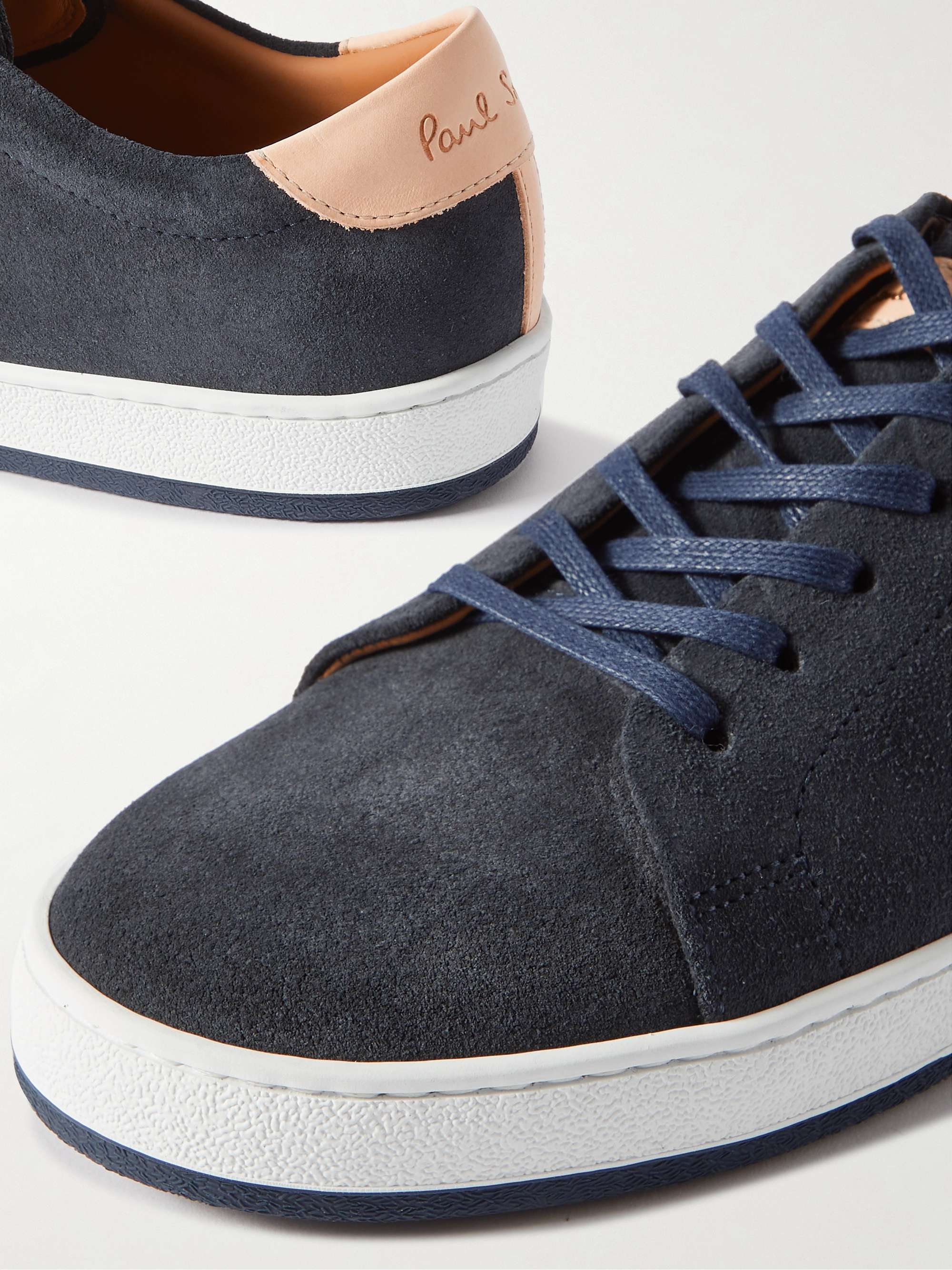 PAUL SMITH Tyrone Leather-Trimmed Suede Sneakers for Men | MR PORTER