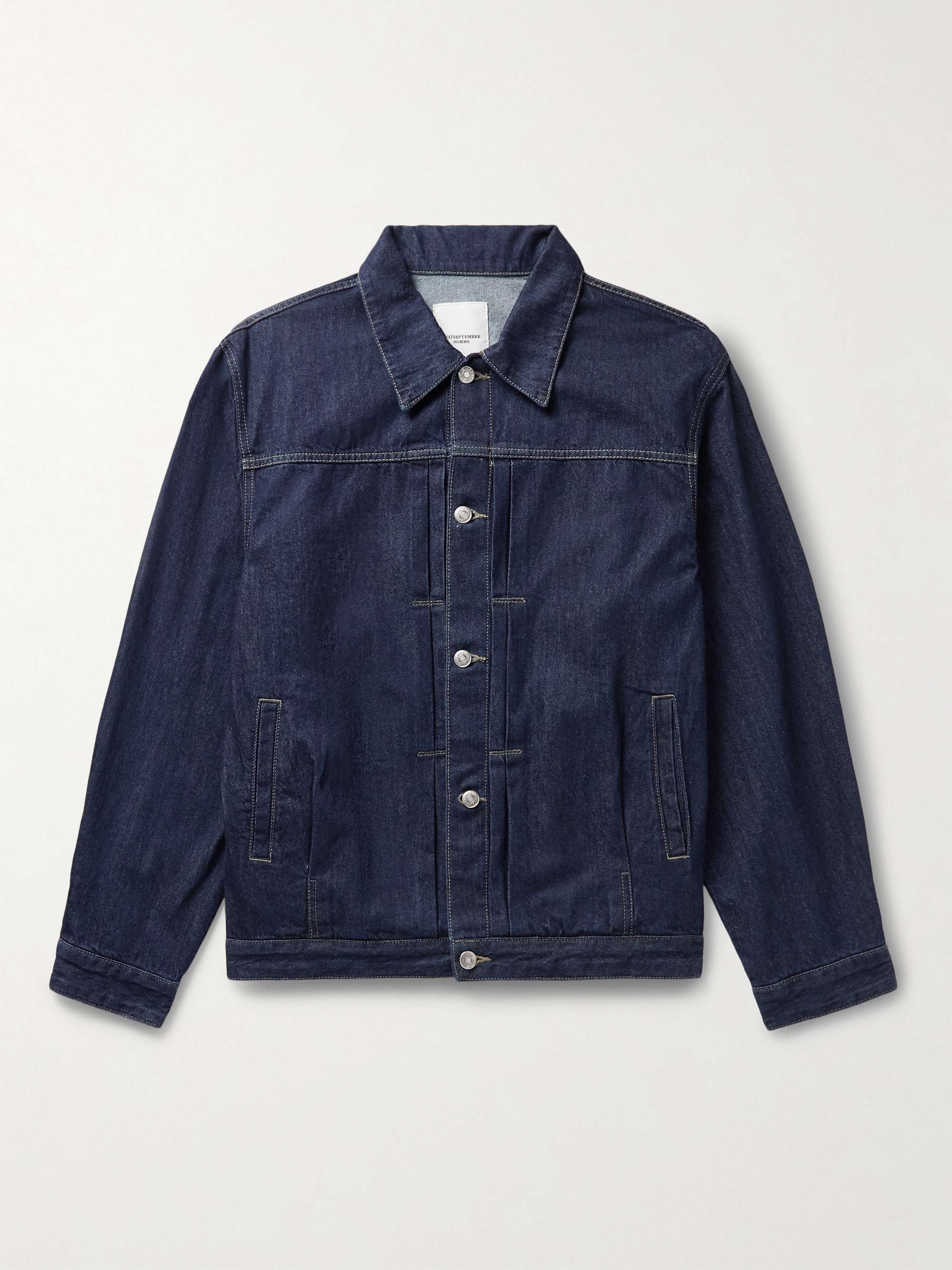 Jacket denim top homme