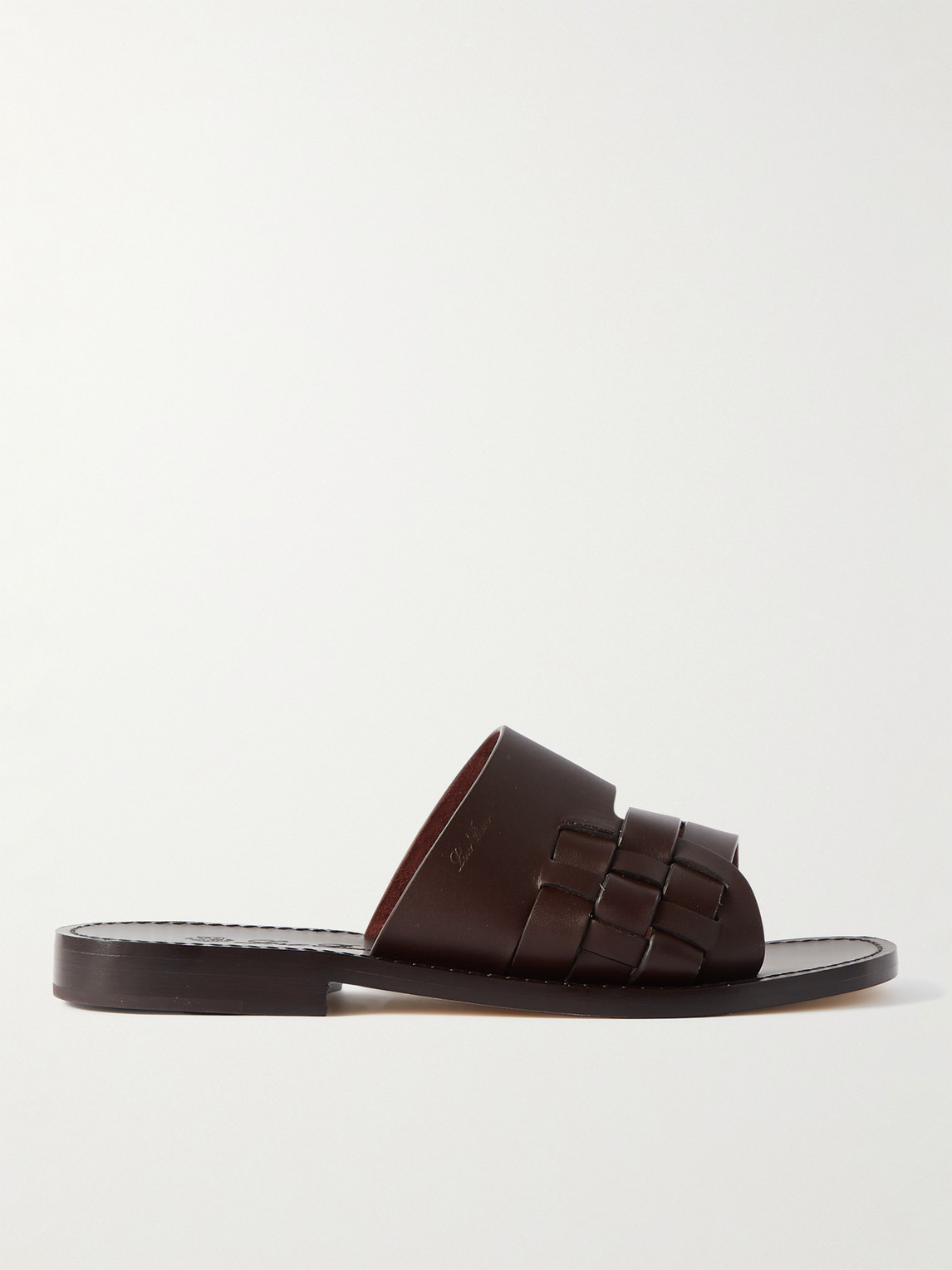 Loro Piana Sea-Pacific Walk Braided Leather Slides - Men