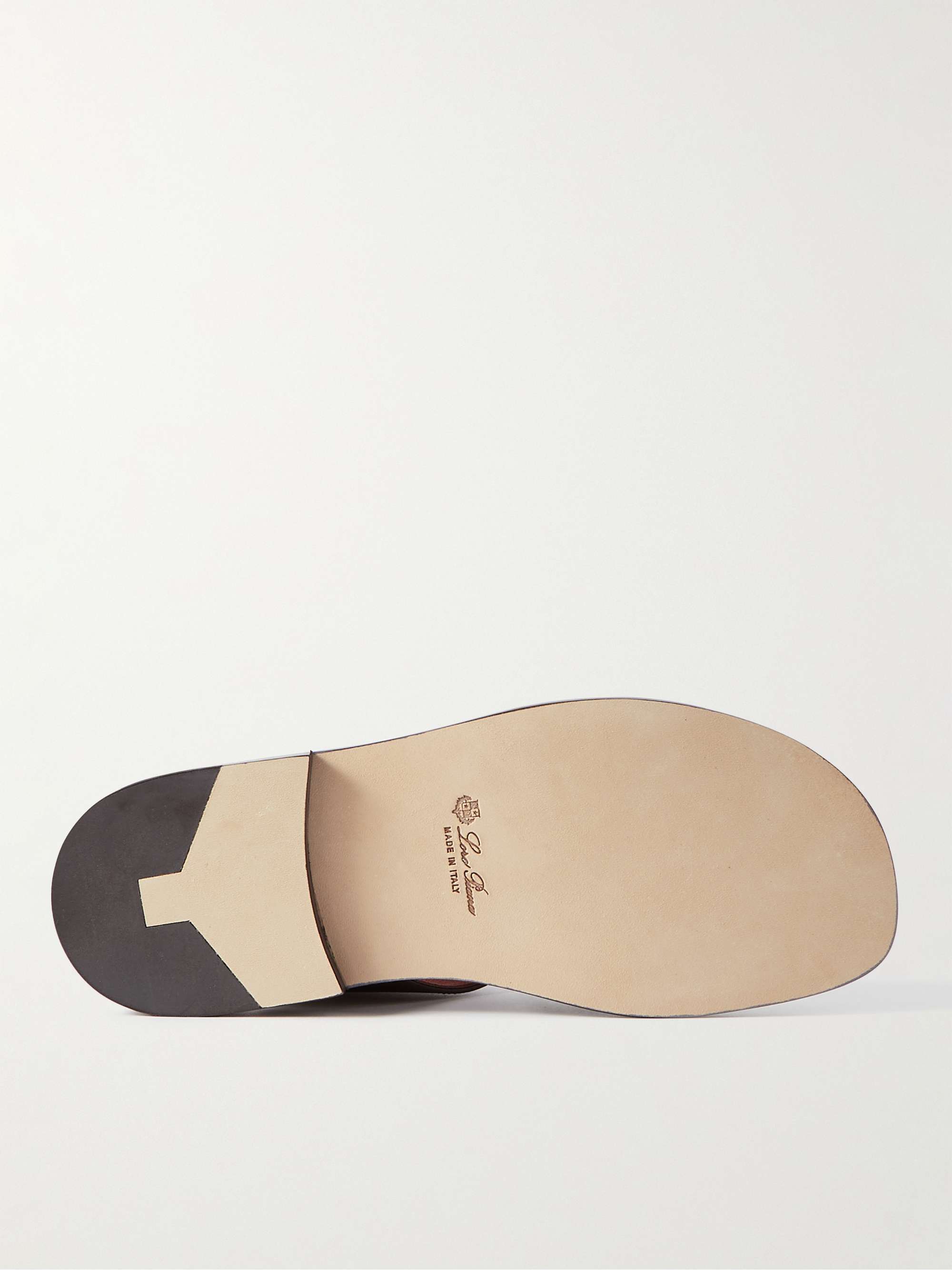 LORO PIANA Moorea Walk Sea Leather Sandals for Men | MR PORTER