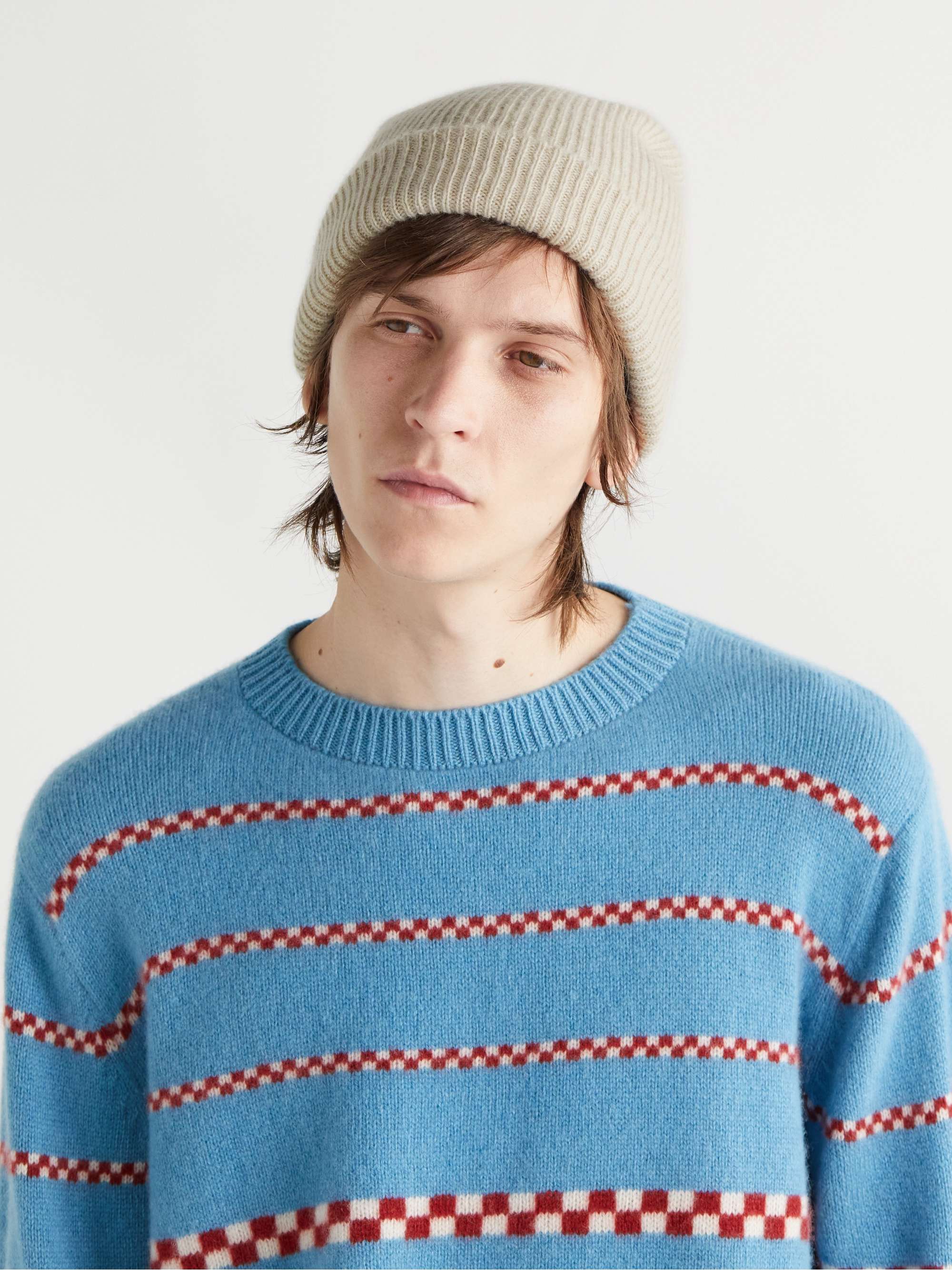 Classic Men | Ribbed-Knit MR Beanie DIME PORTER Logo-Embroidered for