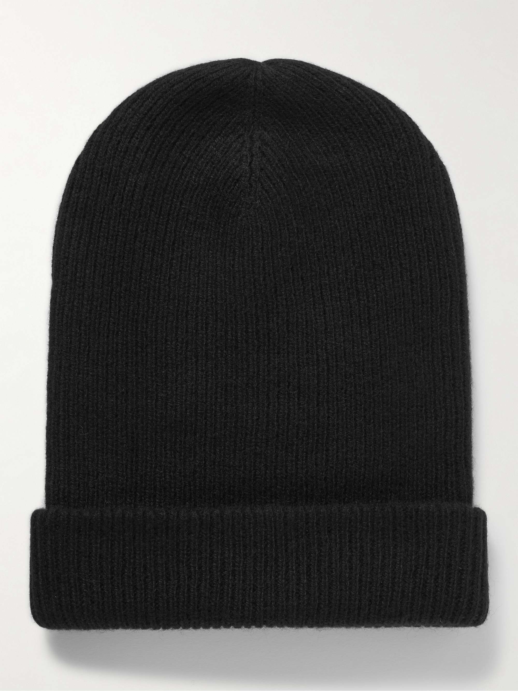 Ribbed Beanie - Black