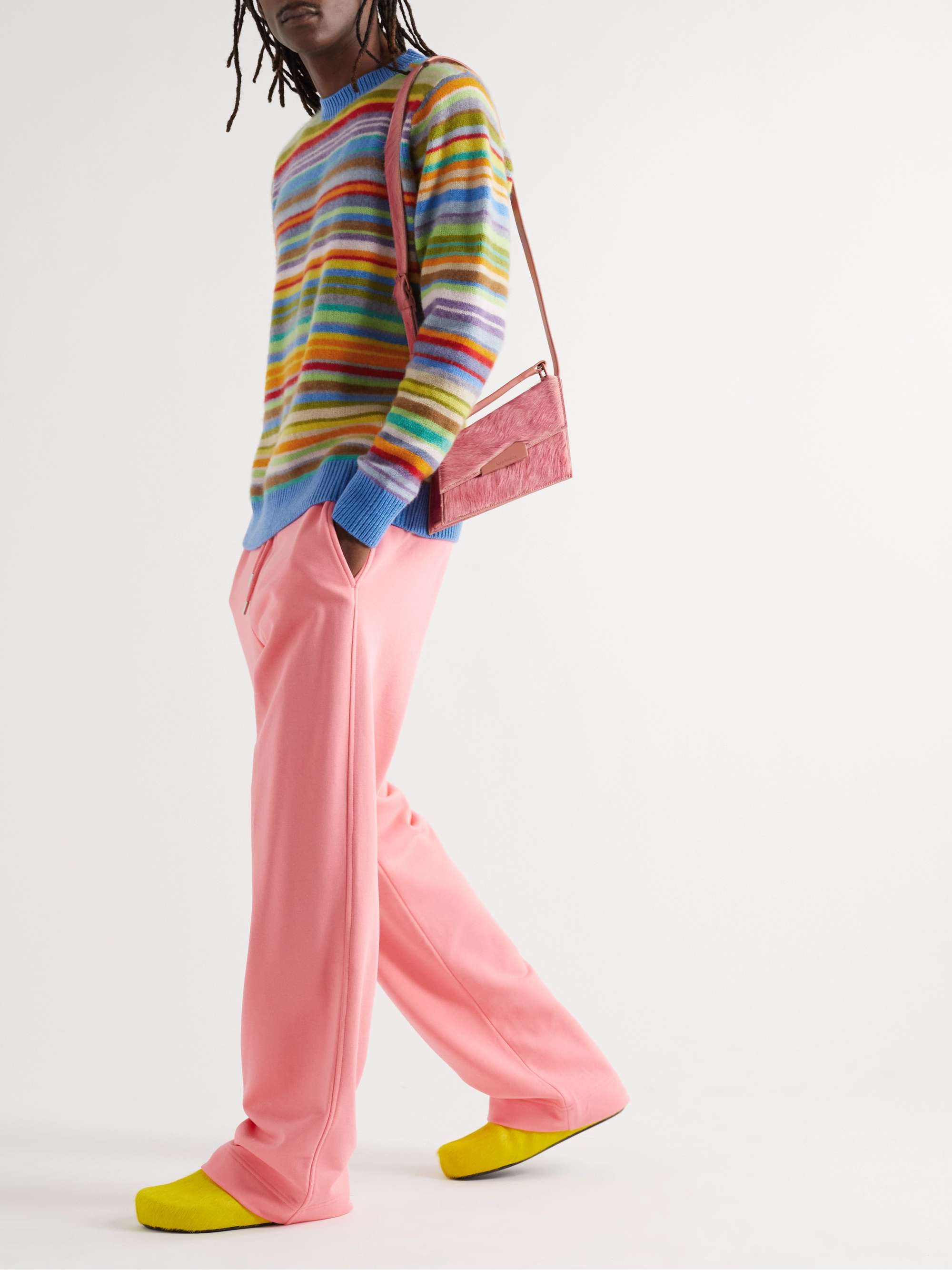 THE ELDER STATESMAN Jolly Striped Cashmere Sweater