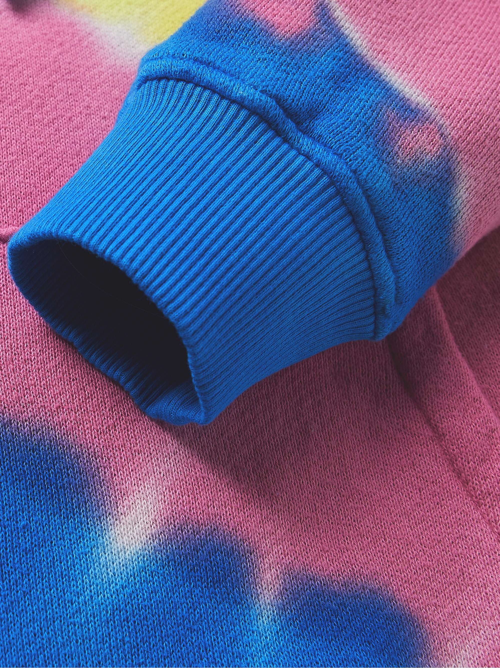 THE ELDER STATESMAN Oversized Tie-Dyed Cotton and Cashmere-Blend Jersey Hoodie