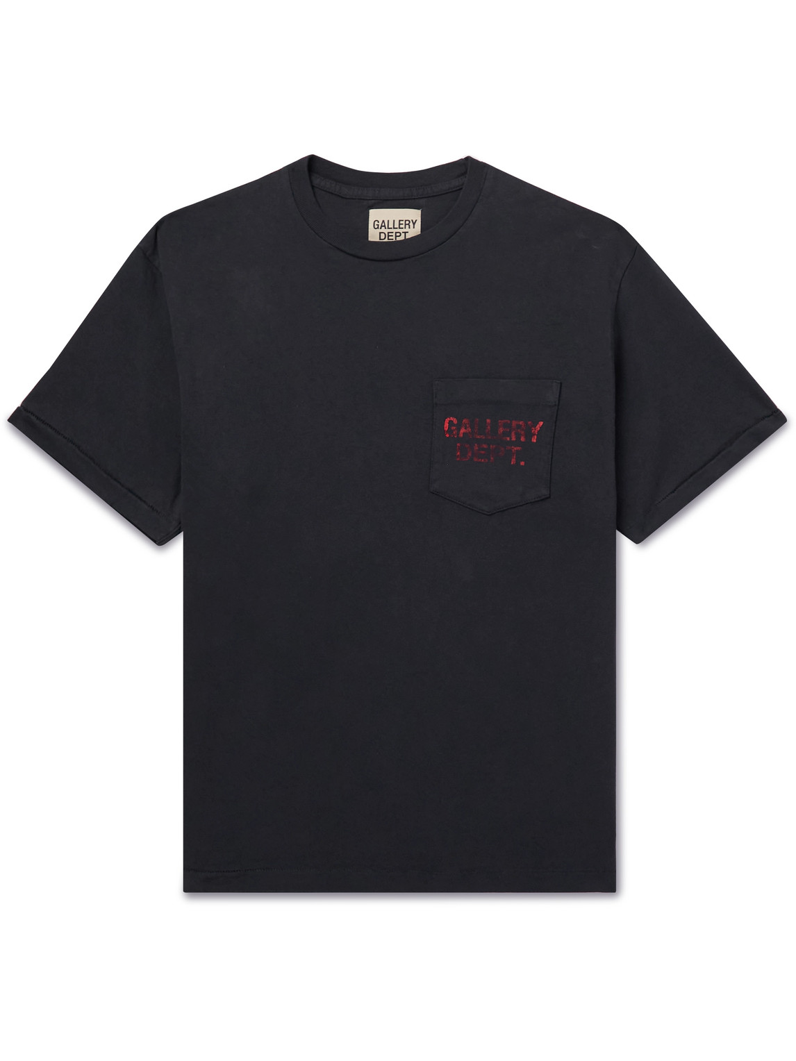 Gallery Dept. Logo-print Cotton-jersey T-shirt In Black