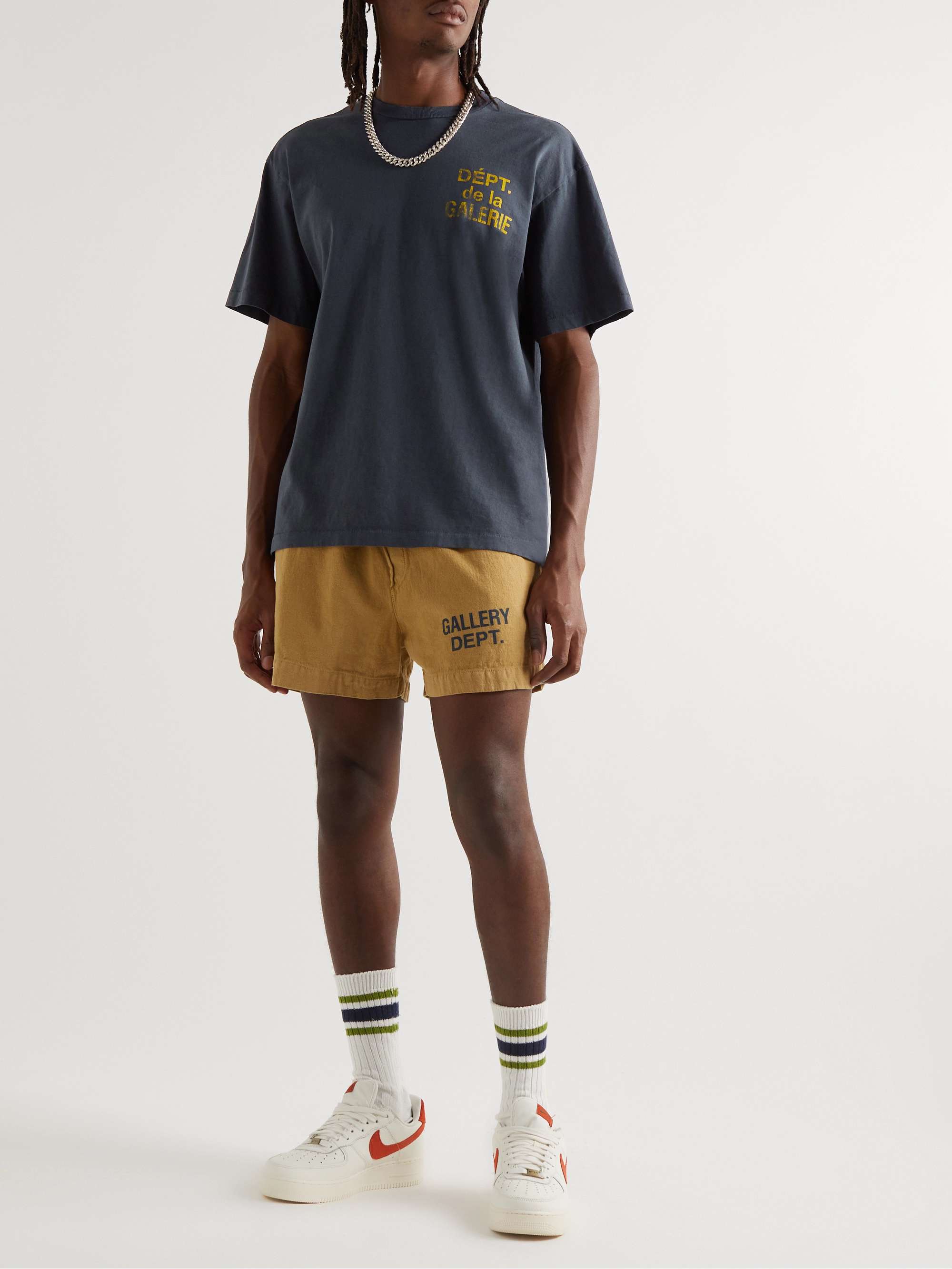 GALLERY DEPT. Logo-Print Cotton-Jersey T-Shirt