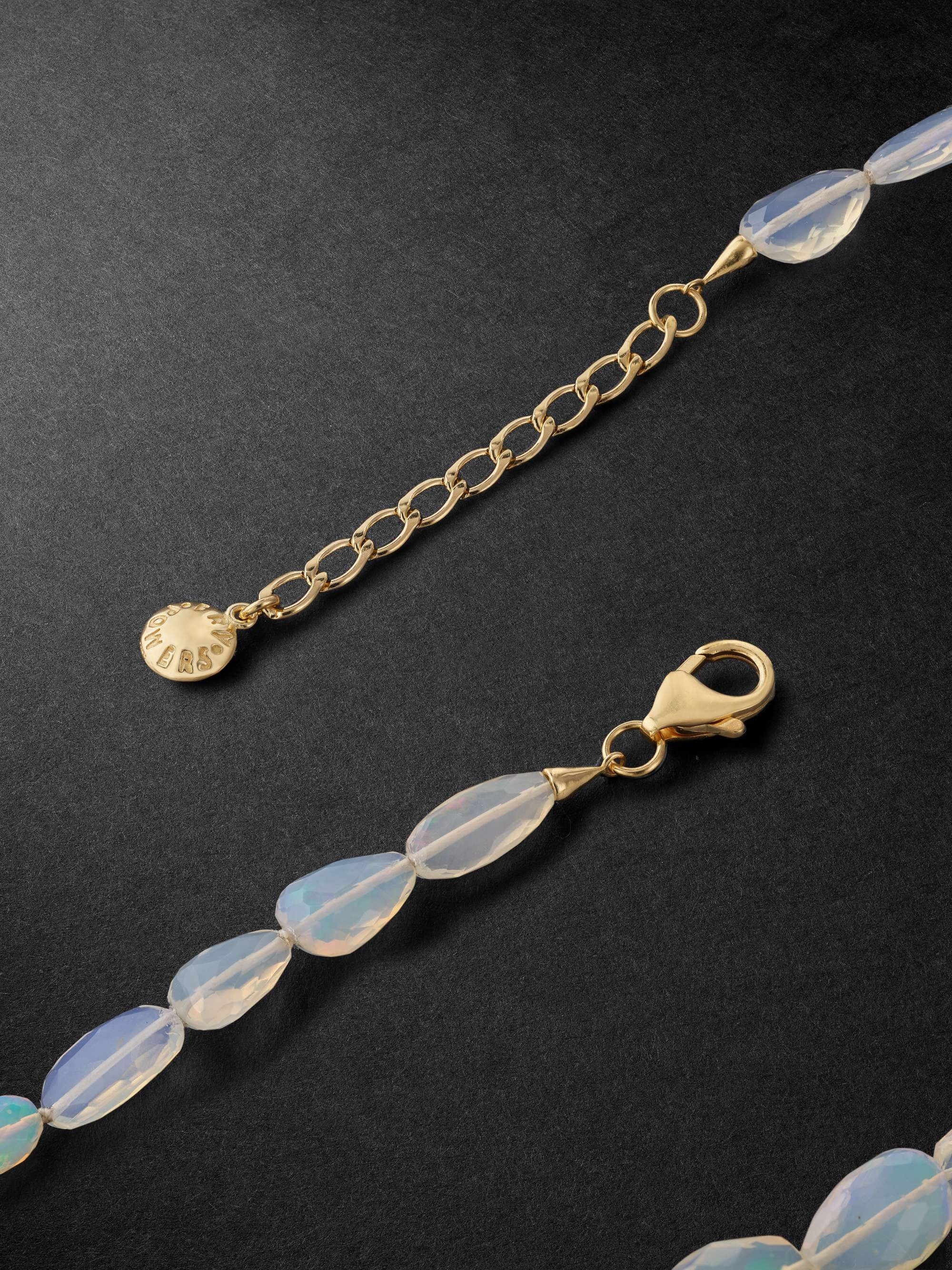 FRY POWERS Sunrise Gold Vermeil, Opal and Enamel Necklace