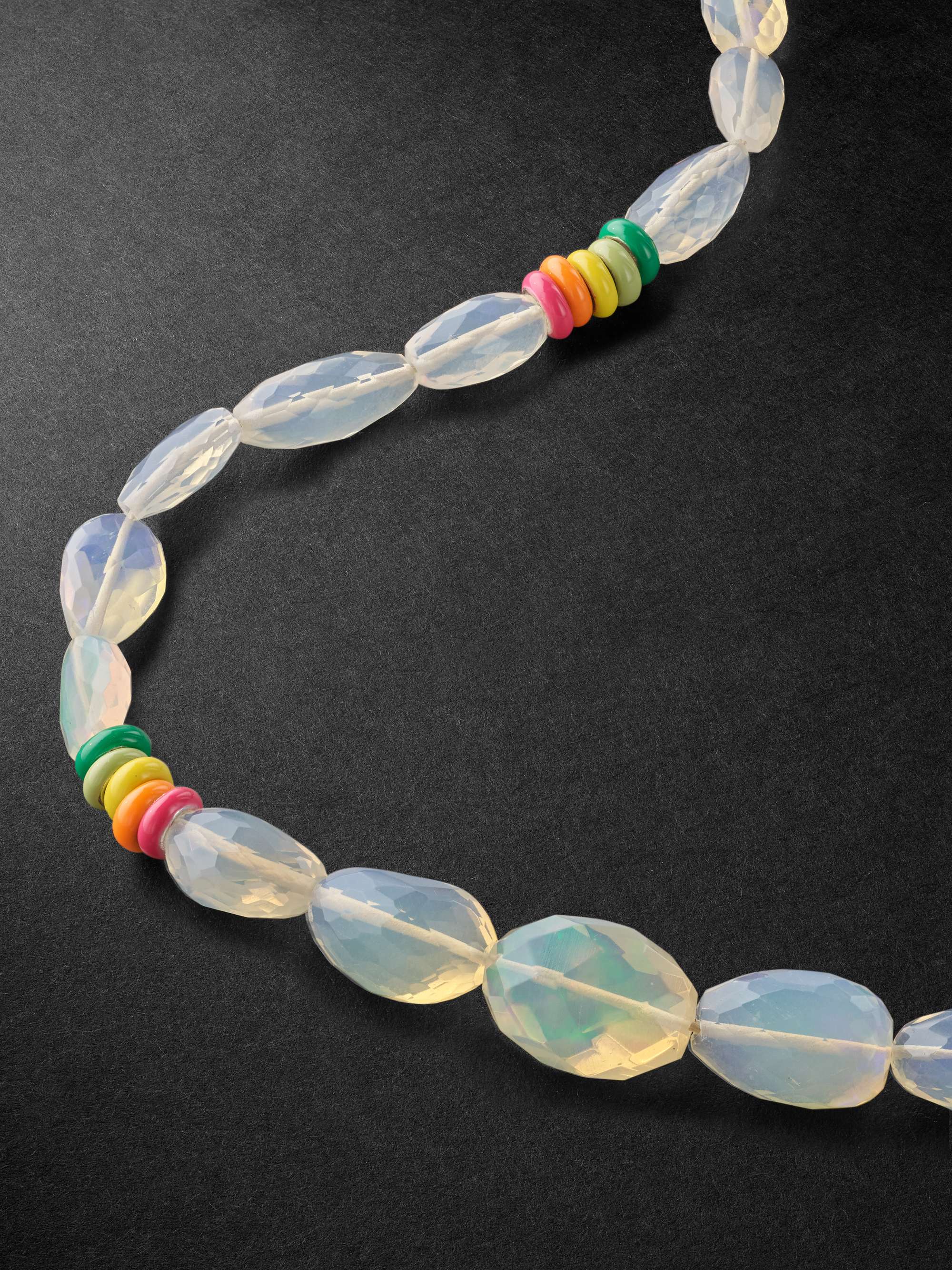 FRY POWERS Sunrise Gold Vermeil, Opal and Enamel Necklace