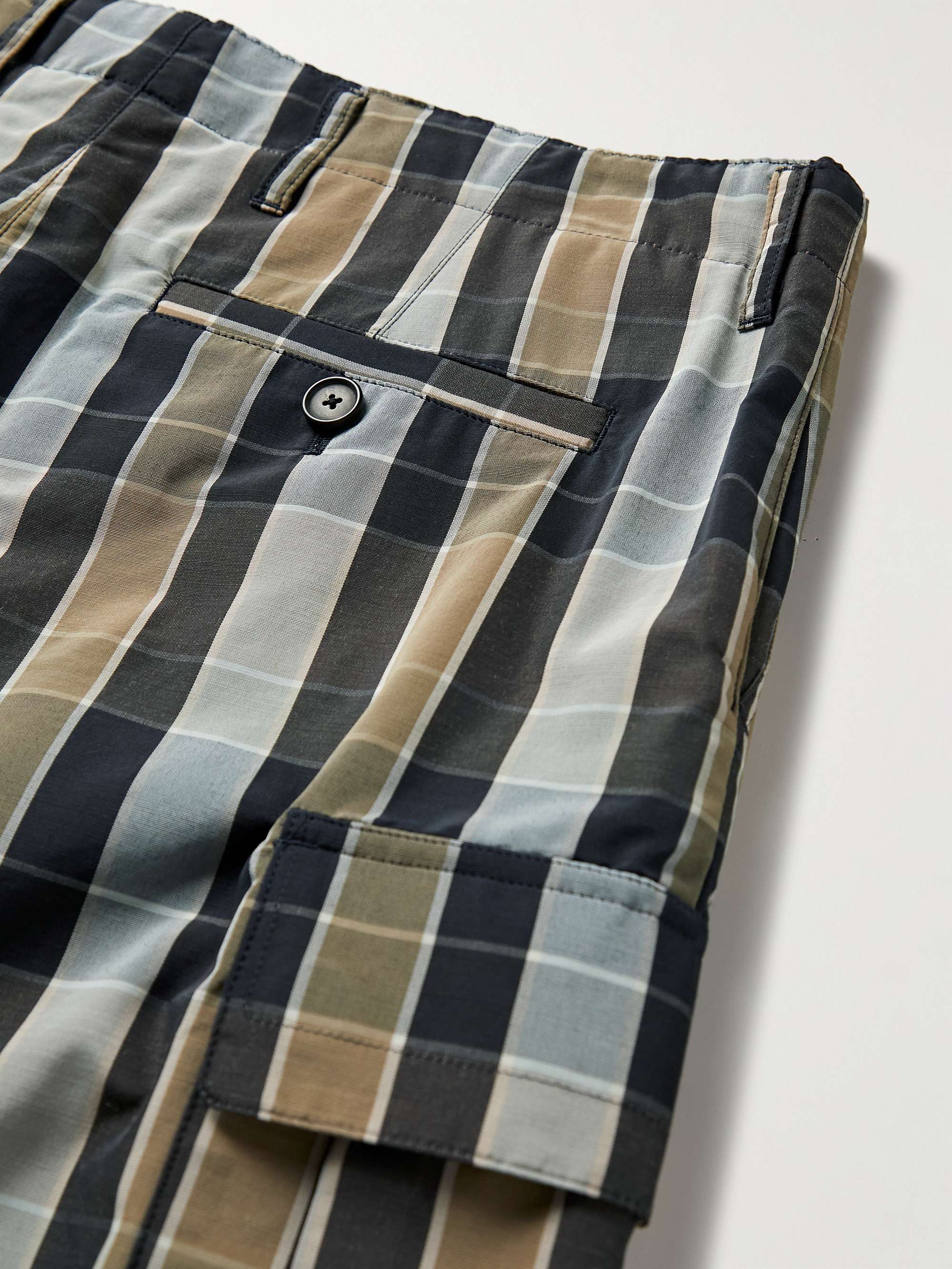 POP TRADING COMPANY + Paul Smith Shorts cargo a gamba dritta a quadri Combat