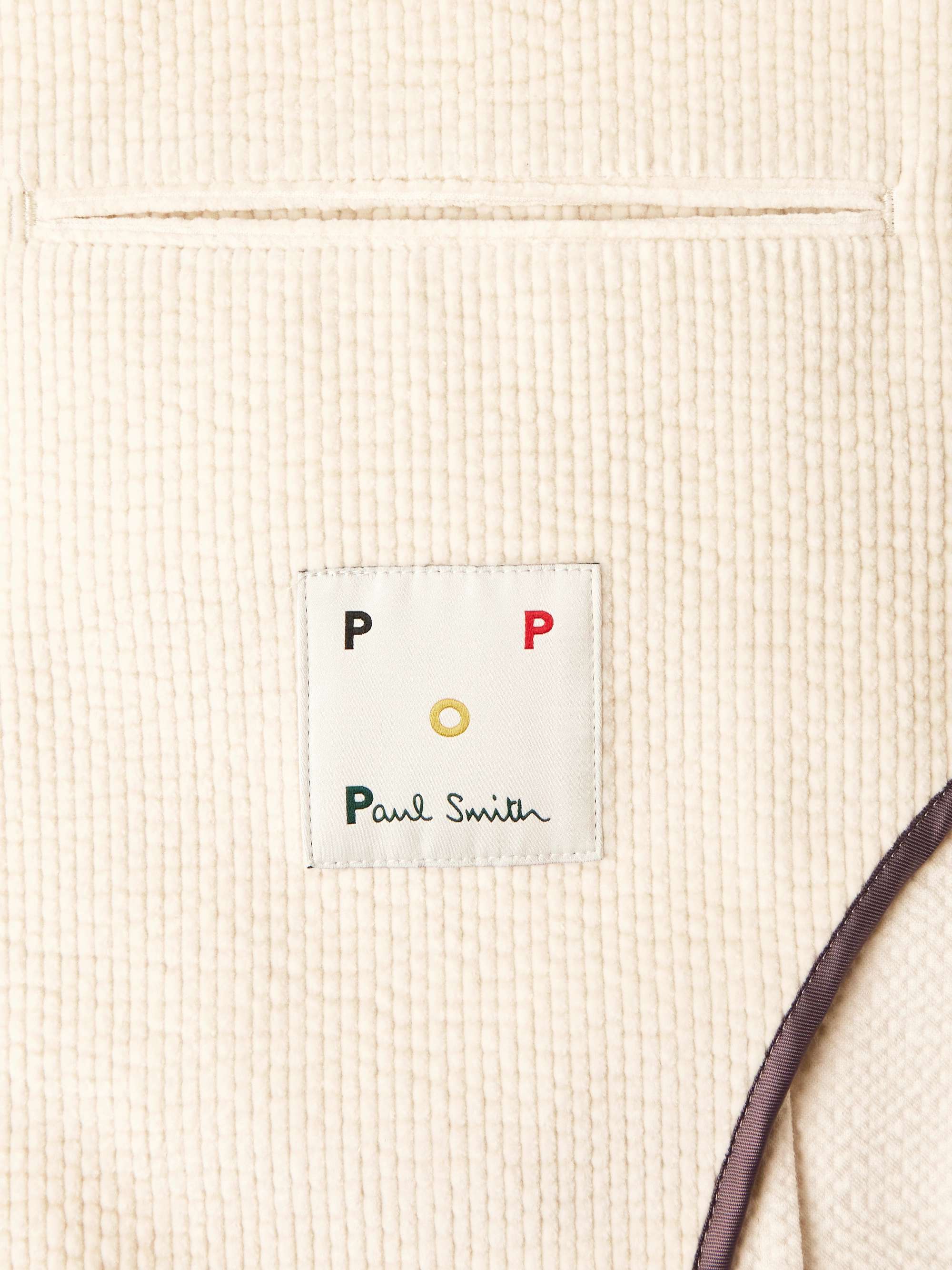 POP TRADING COMPANY + Paul Smith Double-Breasted Cotton-Corduroy Blazer