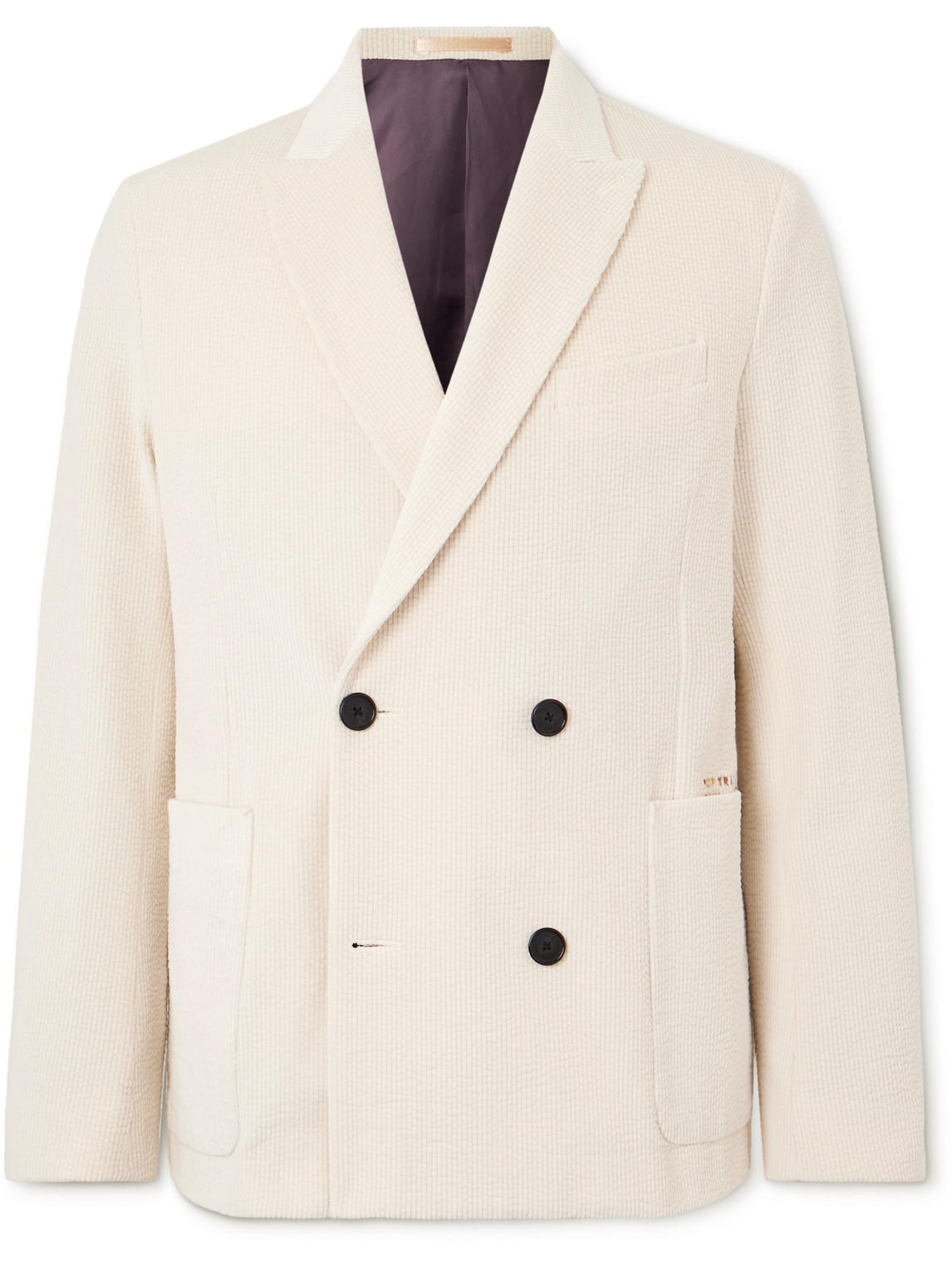 Pop Trading Company PAUL SMITH DOUBLE-BREASTED COTTON-CORDUROY BLAZER