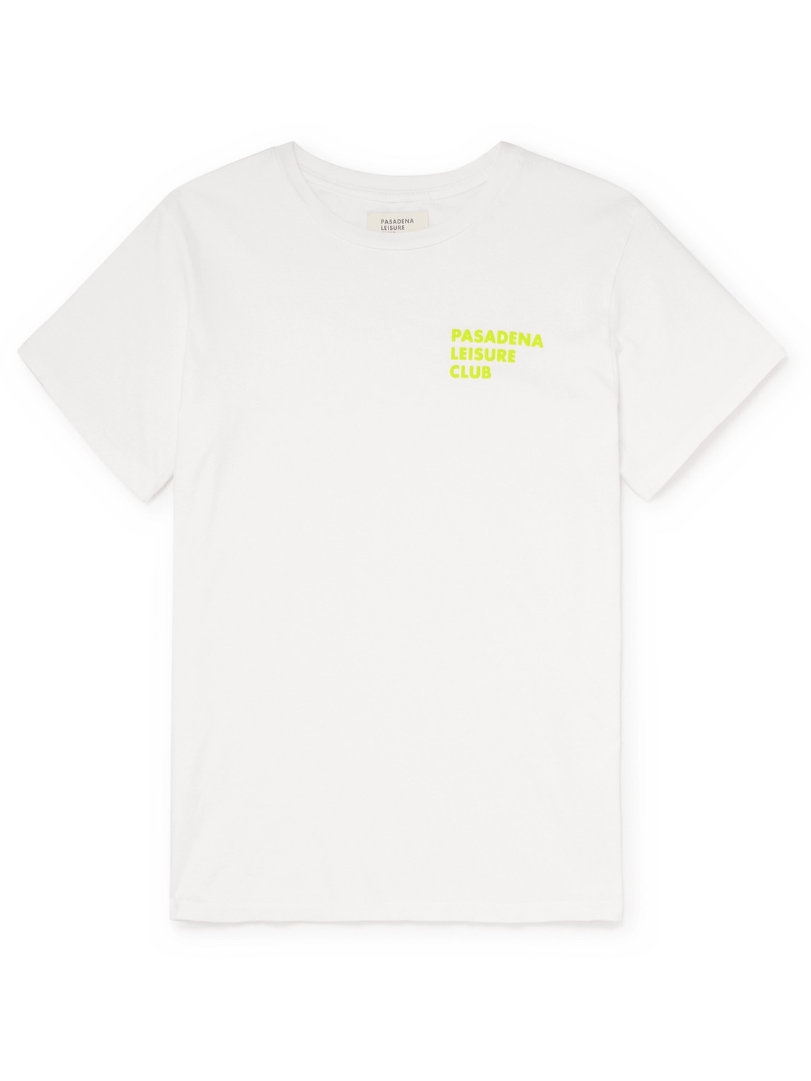 Pasadena Leisure Club Logo-print Cotton-jersey T-shirt In White