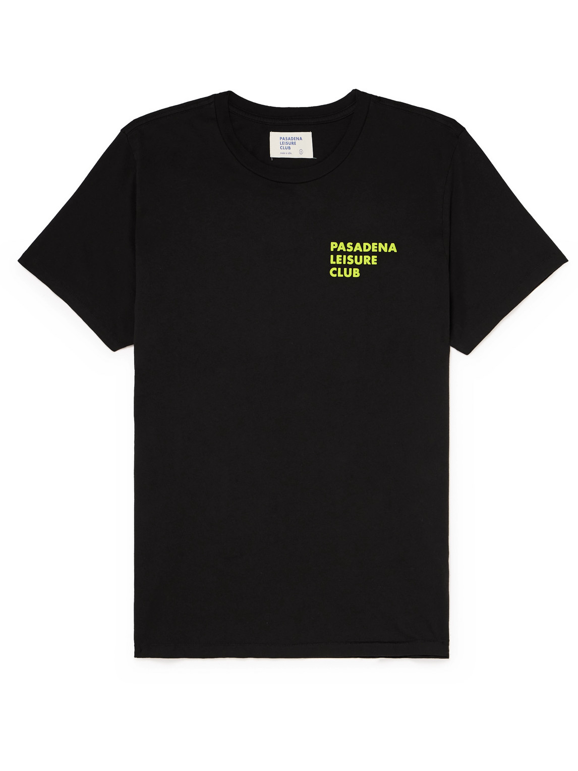 Pasadena Leisure Club Logo-print Cotton-jersey T-shirt In Black