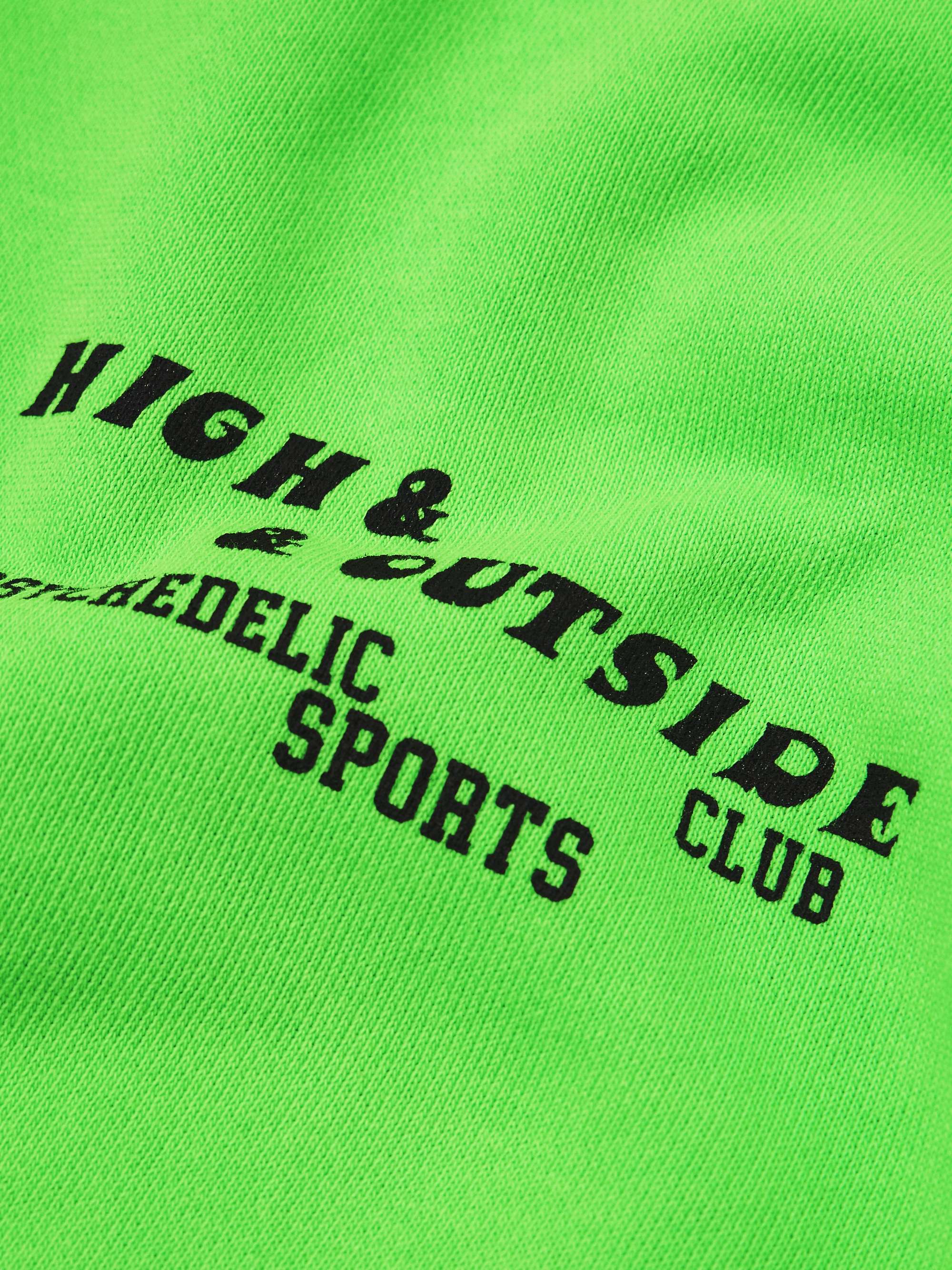 PASADENA LEISURE CLUB Logo-Print Cotton-Jersey Sweatshirt
