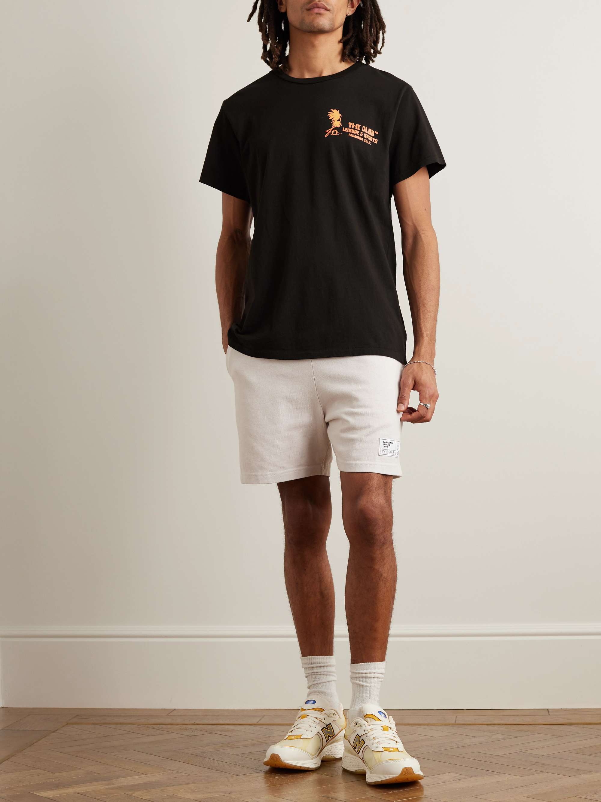 PASADENA LEISURE CLUB The Club Printed Cotton-Jersey T-Shirt