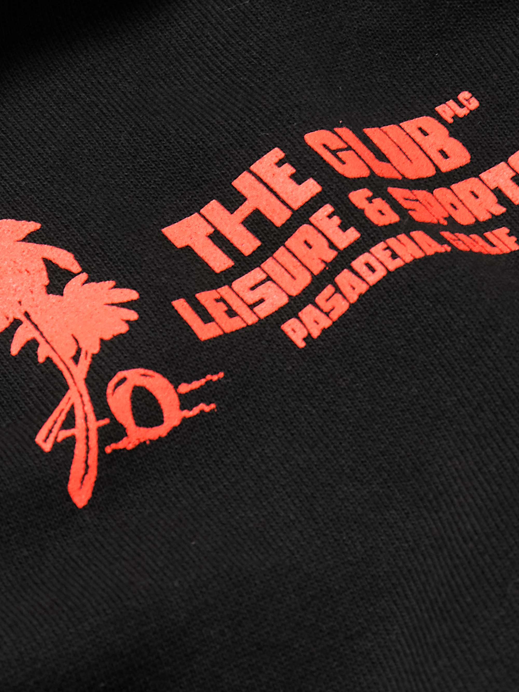 PASADENA LEISURE CLUB Logo-Print Cotton-Jersey Hoodie